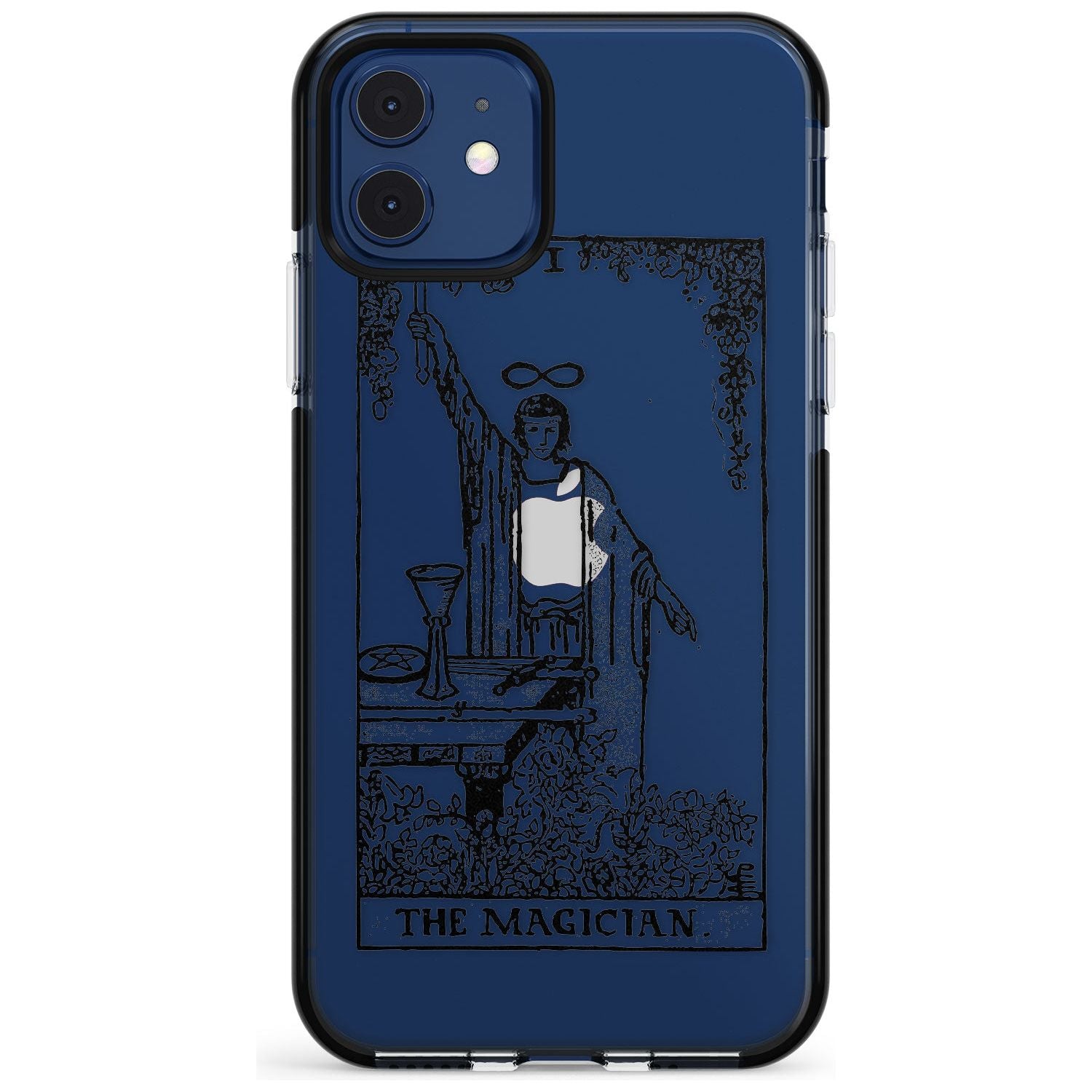 The Magician Tarot Card - Transparent Pink Fade Impact Phone Case for iPhone 11 Pro Max