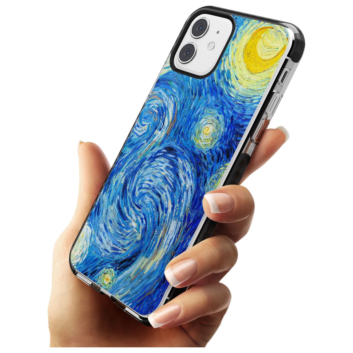 The Starry Night by Vincent Van Gogh Pink Fade Impact Phone Case for iPhone 11 Pro Max