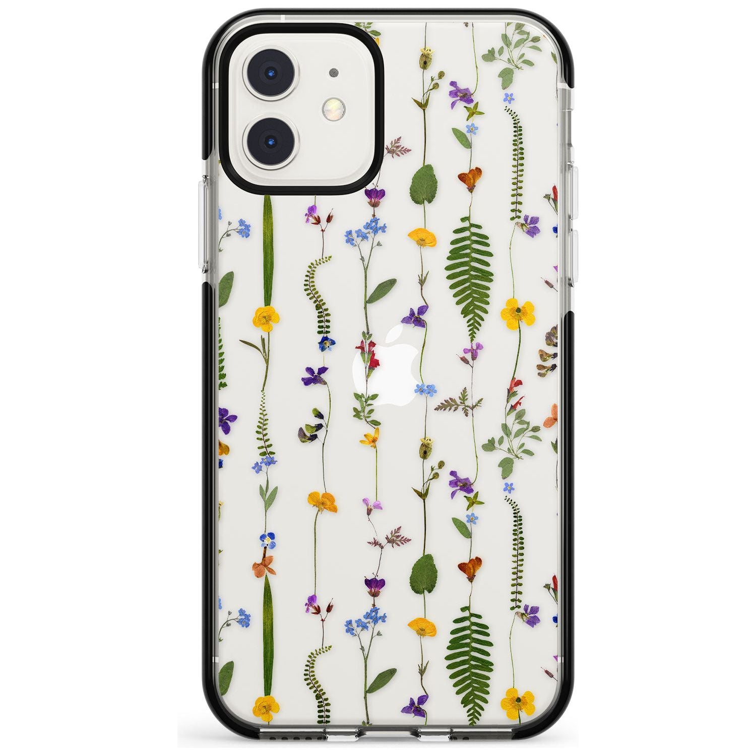 Wildflower Chain iPhone Case Black Impact Phone Case - Case Warehouse