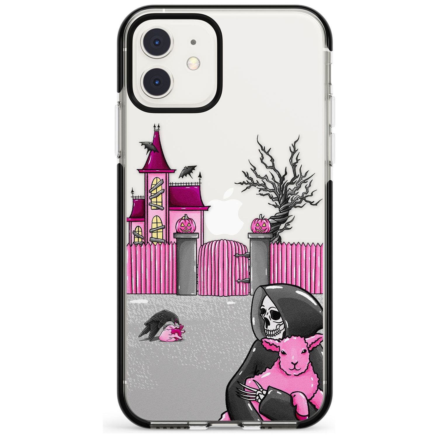 Left With My Heart Black Impact Phone Case for iPhone 11 Pro Max