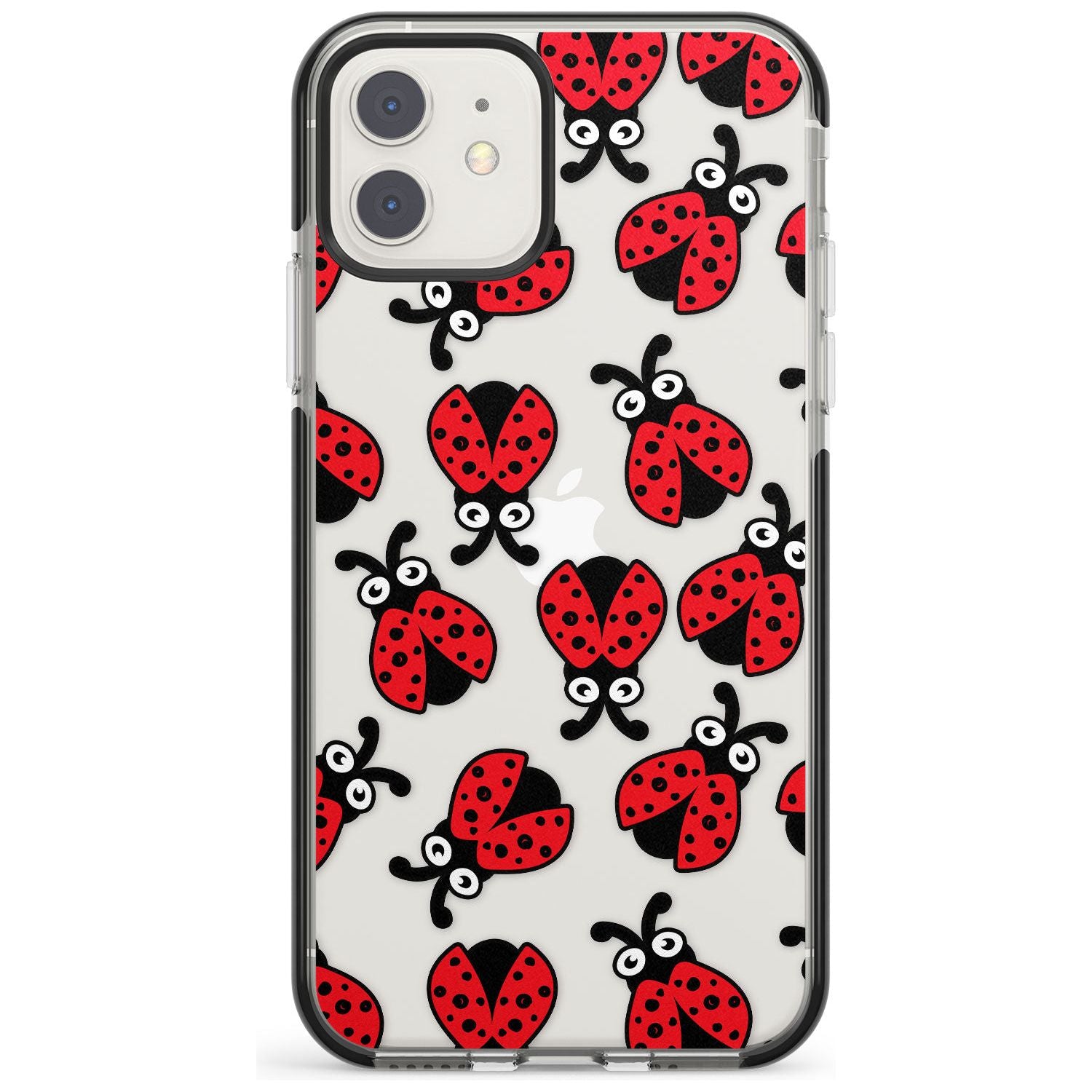 Ladybug Pattern Impact Phone Case for iPhone 11, iphone 12