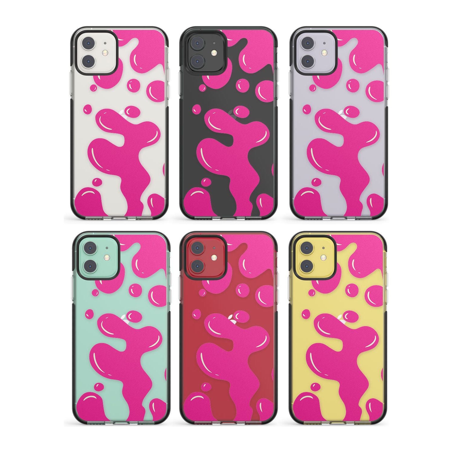Pink Lava Lamp Impact Phone Case for iPhone 11, iphone 12