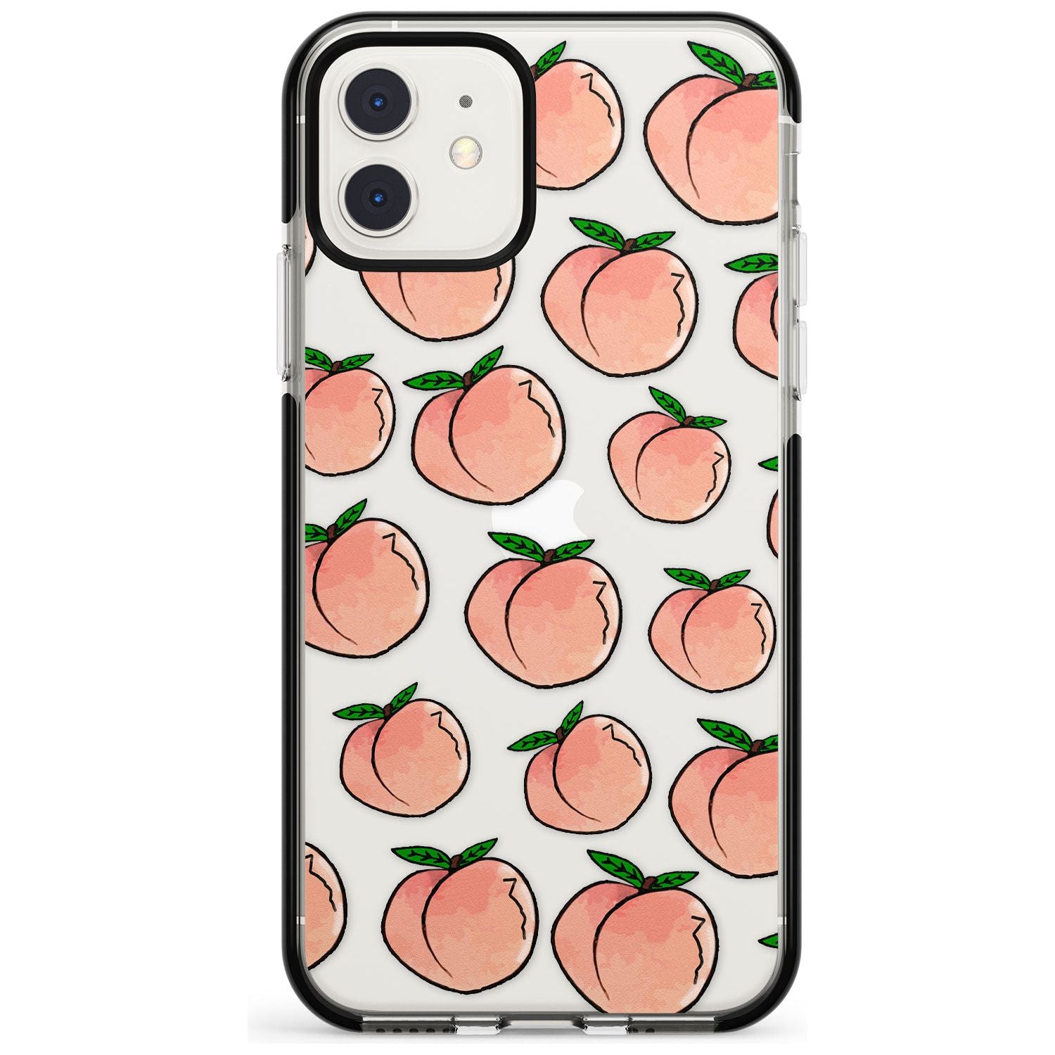 Life's a Peach iPhone Case Black Impact Phone Case - Case Warehouse