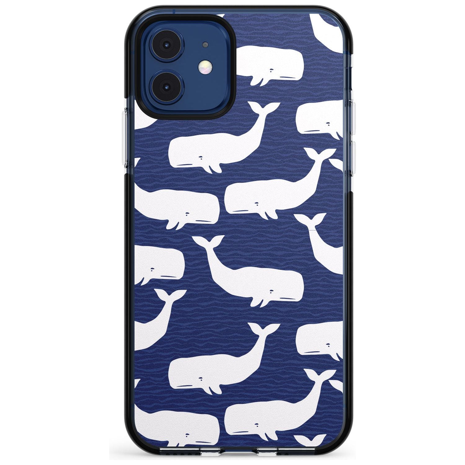 Cute Whales Pink Fade Impact Phone Case for iPhone 11 Pro Max