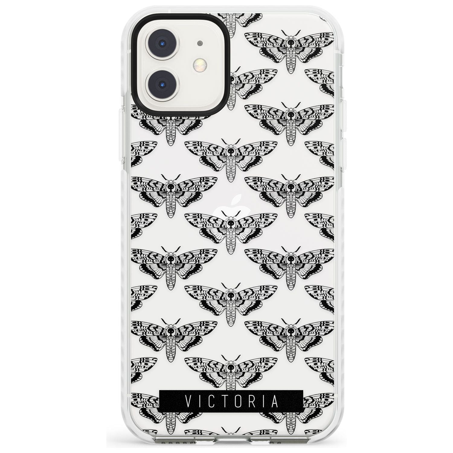 Customised Hawk Moth Pattern iPhone Case Impact Case Custom Phone Case - Case Warehouse