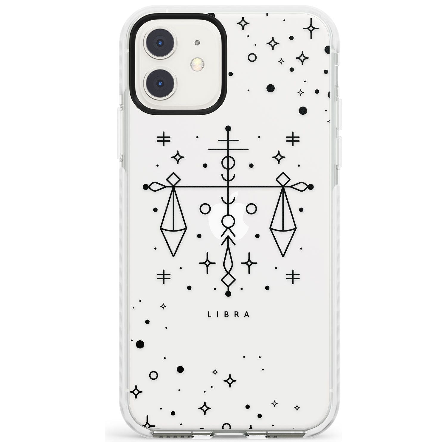 Libra Emblem - Transparent Design Impact Phone Case for iPhone 11