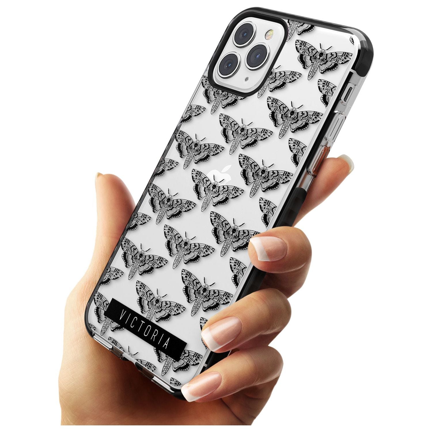 Customised Hawk Moth Pattern iPhone Case Custom Phone Case - Case Warehouse