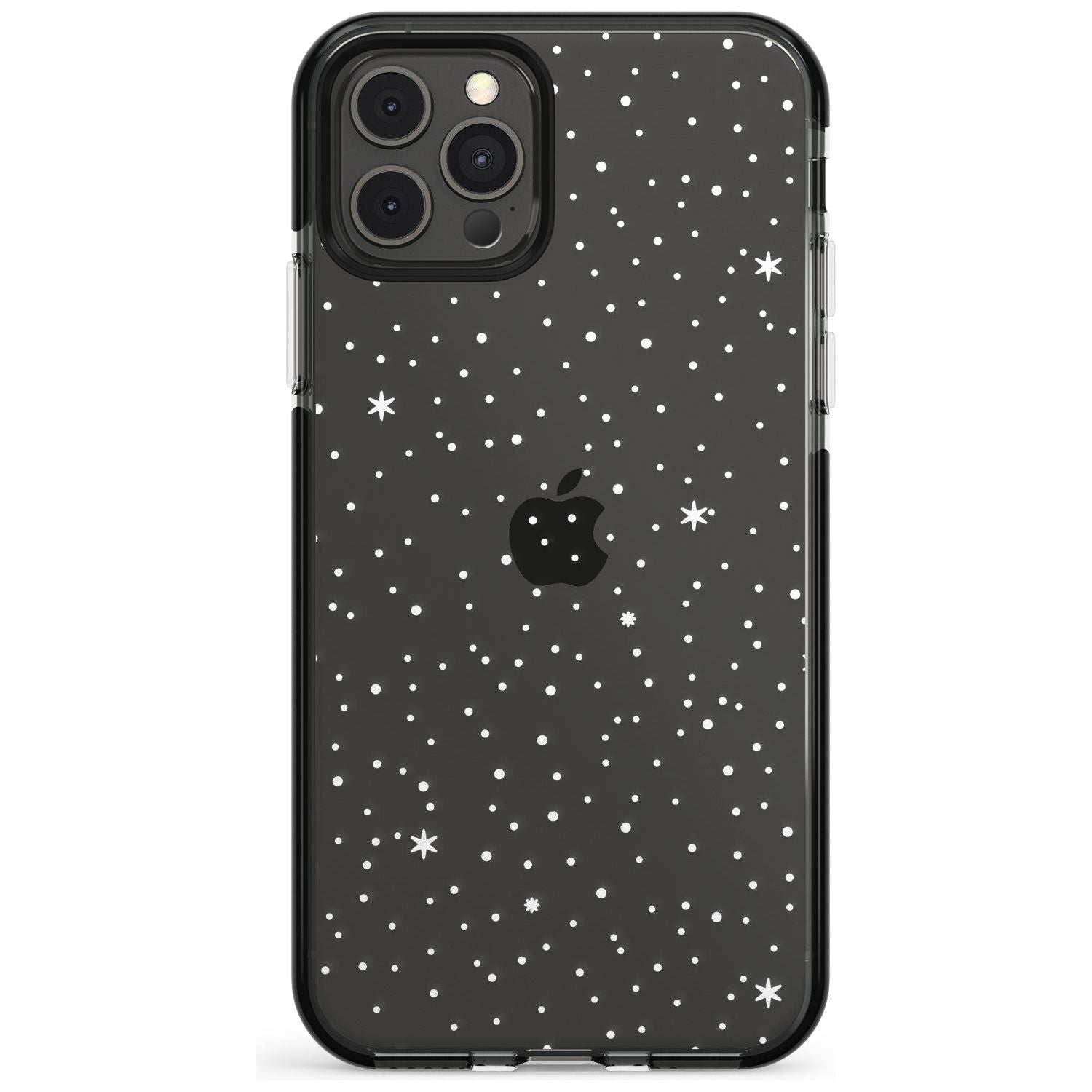 Celestial Starry Sky White Pink Fade Impact Phone Case for iPhone 11