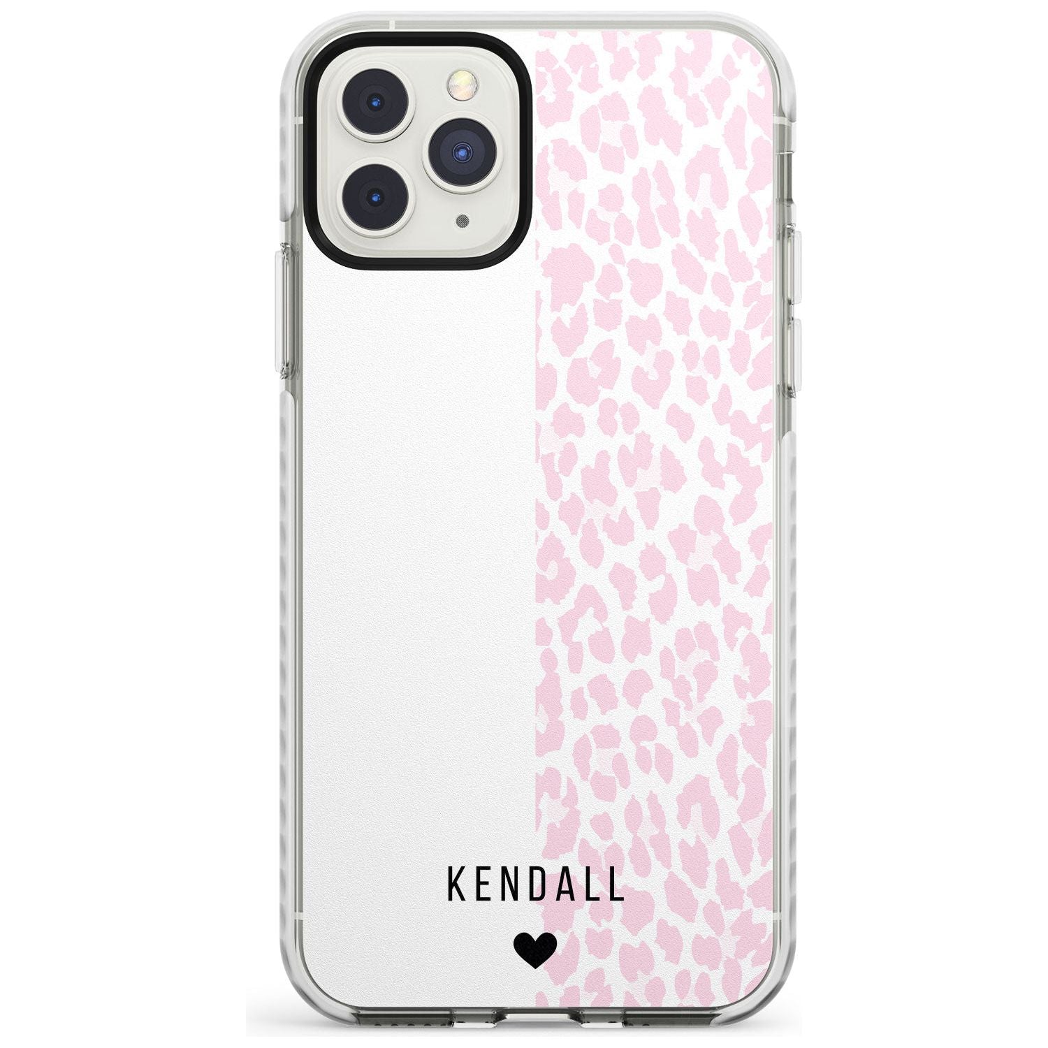 Custom Pink & White Leopard Spots iPhone Case Impact Case Custom Phone Case - Case Warehouse