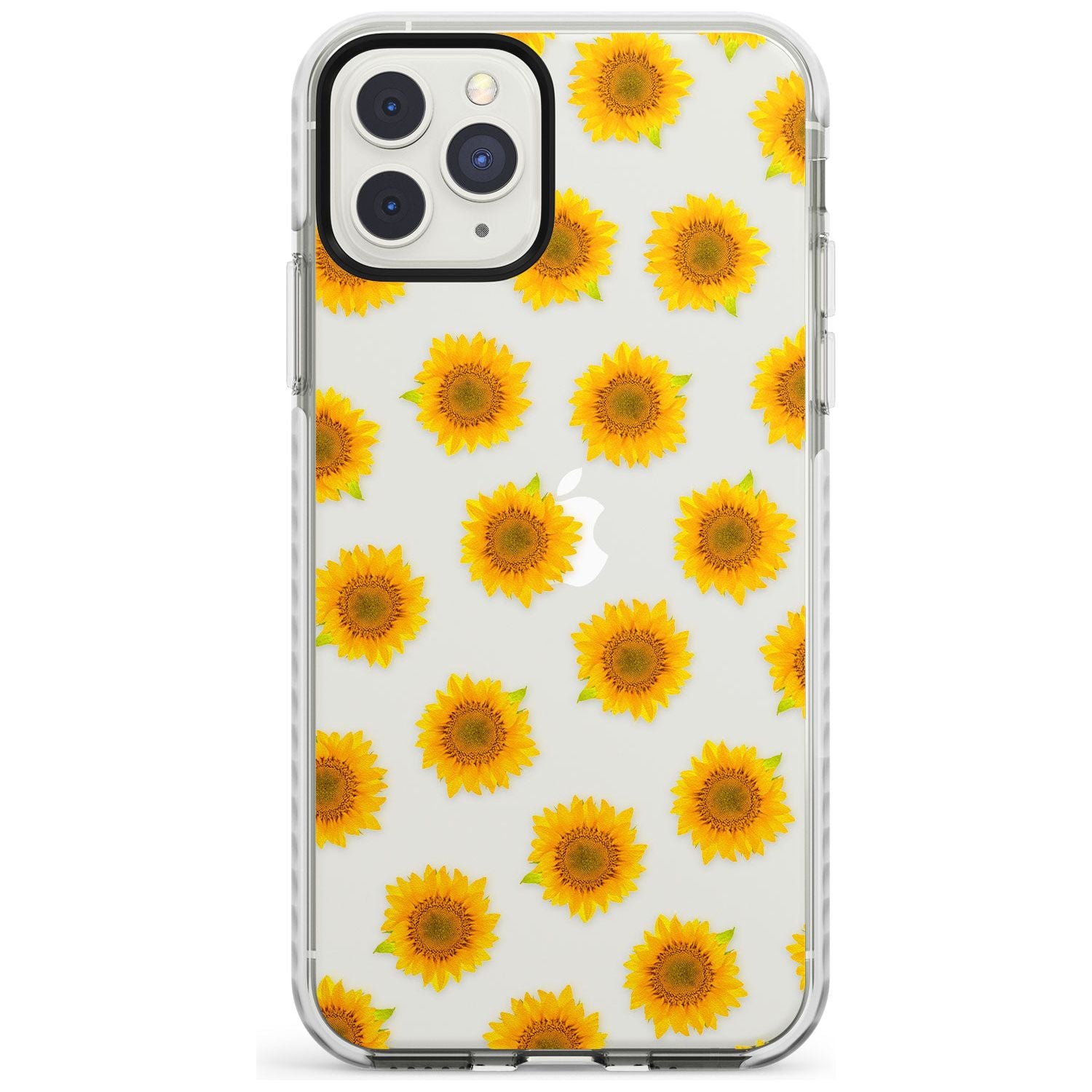 Sunflowers Transparent Pattern Impact Phone Case for iPhone 11 Pro Max