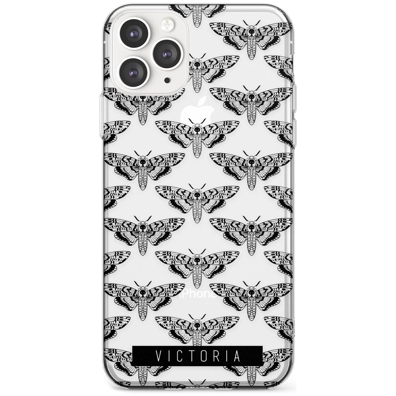 Customised Hawk Moth Pattern iPhone Case Slim Case Custom Phone Case - Case Warehouse