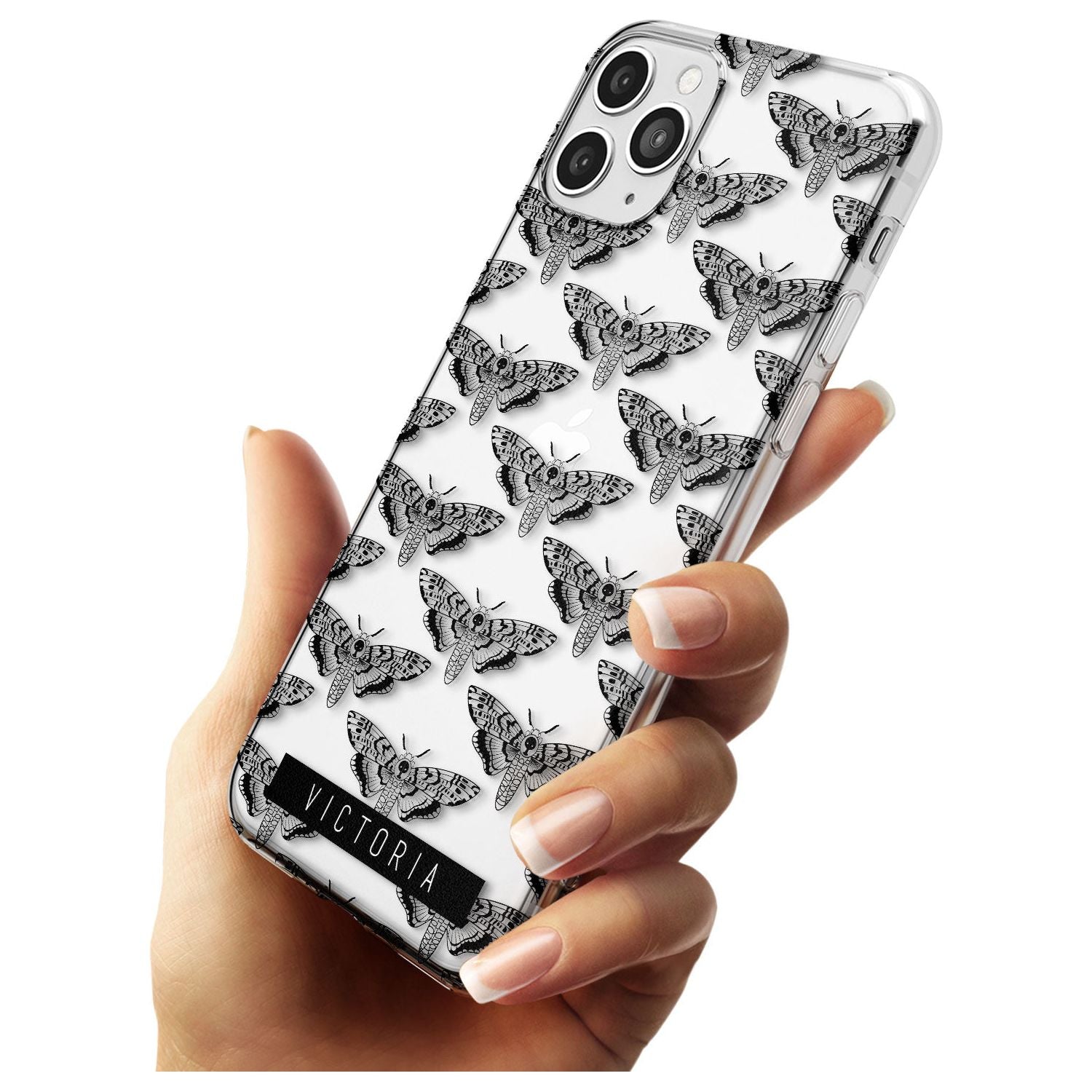 Customised Hawk Moth Pattern iPhone Case Custom Phone Case - Case Warehouse