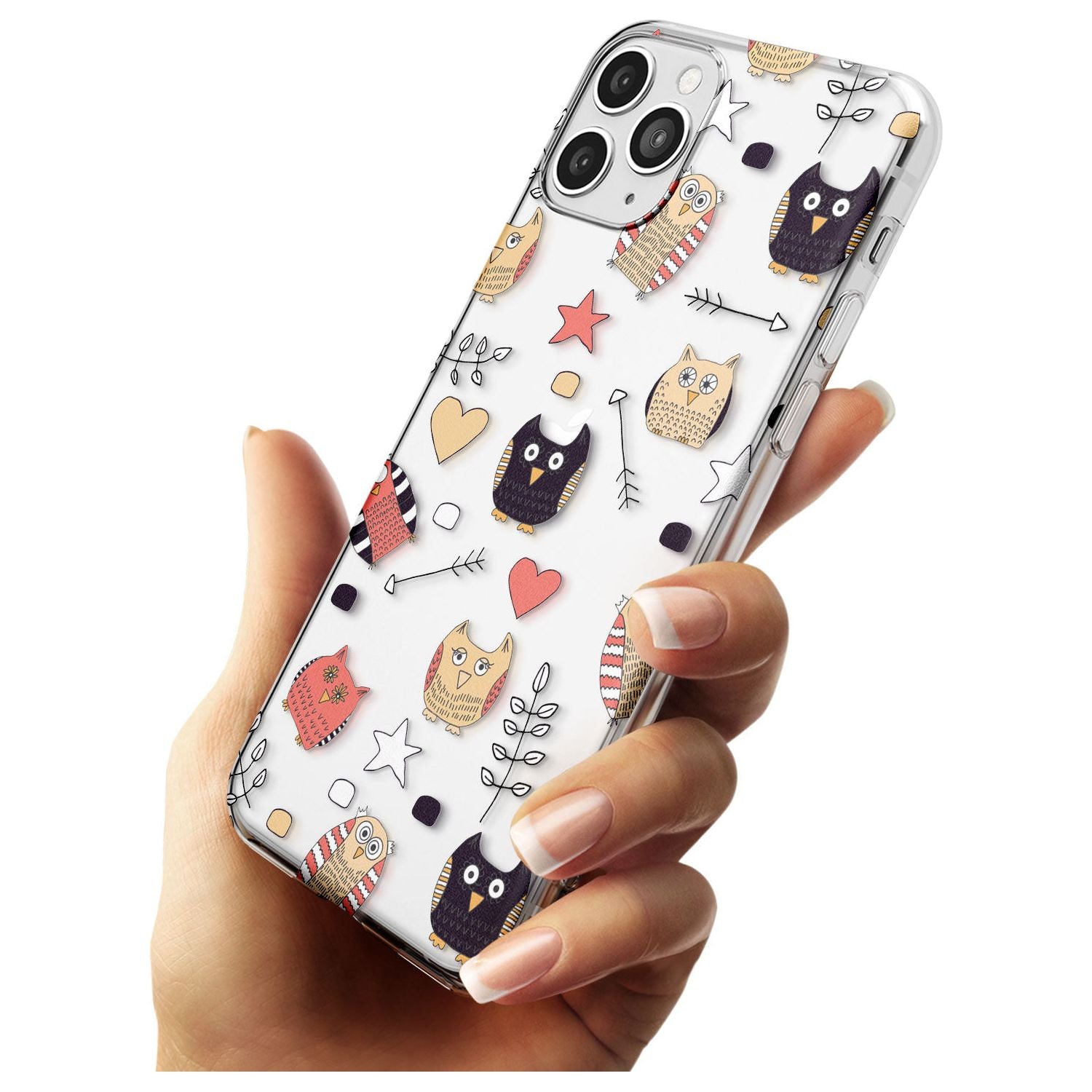 Cute Owl Pattern Slim TPU Phone Case for iPhone 11 Pro Max