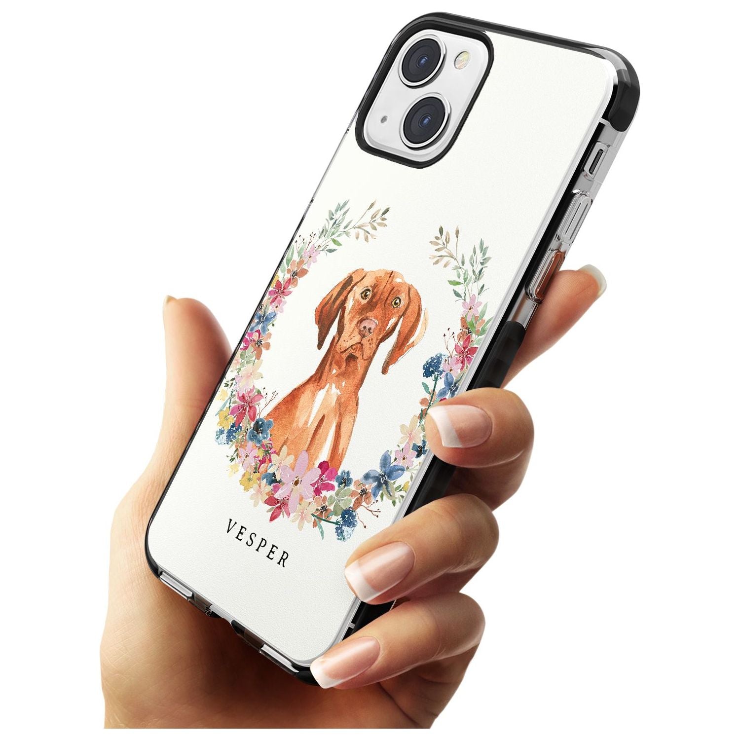 Personalised Hungarian Vizsla - Watercolour Dog Portrait Custom Phone Case iPhone 15 Pro Max / Black Impact Case,iPhone 15 Plus / Black Impact Case,iPhone 15 Pro / Black Impact Case,iPhone 15 / Black Impact Case,iPhone 15 Pro Max / Impact Case,iPhone 15 Plus / Impact Case,iPhone 15 Pro / Impact Case,iPhone 15 / Impact Case,iPhone 15 Pro Max / Magsafe Black Impact Case,iPhone 15 Plus / Magsafe Black Impact Case,iPhone 15 Pro / Magsafe Black Impact Case,iPhone 15 / Magsafe Black Impact Case,iPhone 14 Pro Max