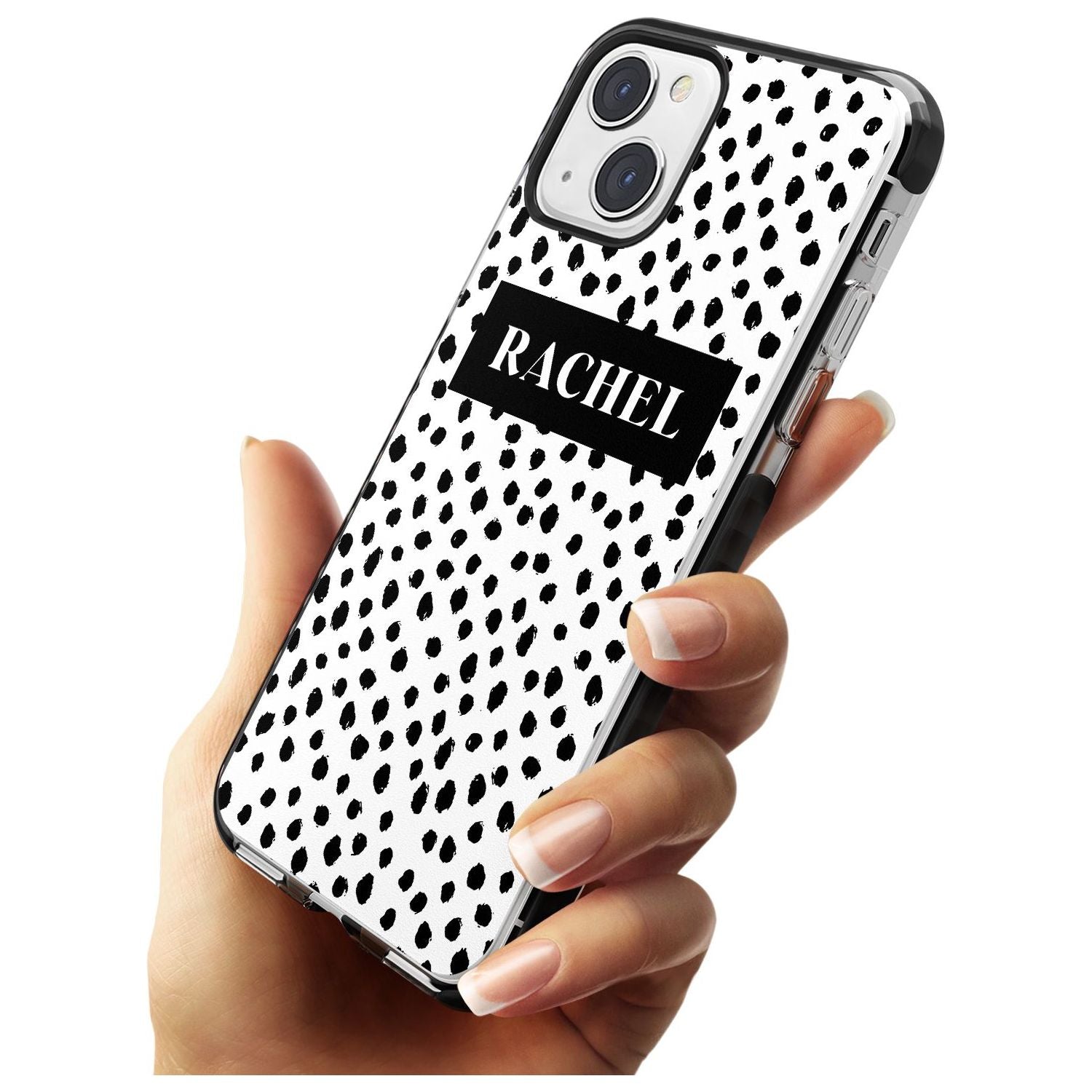Personalised Black Bar & Dots Custom Phone Case iPhone 15 Pro Max / Black Impact Case,iPhone 15 Plus / Black Impact Case,iPhone 15 Pro / Black Impact Case,iPhone 15 / Black Impact Case,iPhone 15 Pro Max / Impact Case,iPhone 15 Plus / Impact Case,iPhone 15 Pro / Impact Case,iPhone 15 / Impact Case,iPhone 15 Pro Max / Magsafe Black Impact Case,iPhone 15 Plus / Magsafe Black Impact Case,iPhone 15 Pro / Magsafe Black Impact Case,iPhone 15 / Magsafe Black Impact Case,iPhone 14 Pro Max / Black Impact Case,iPhone