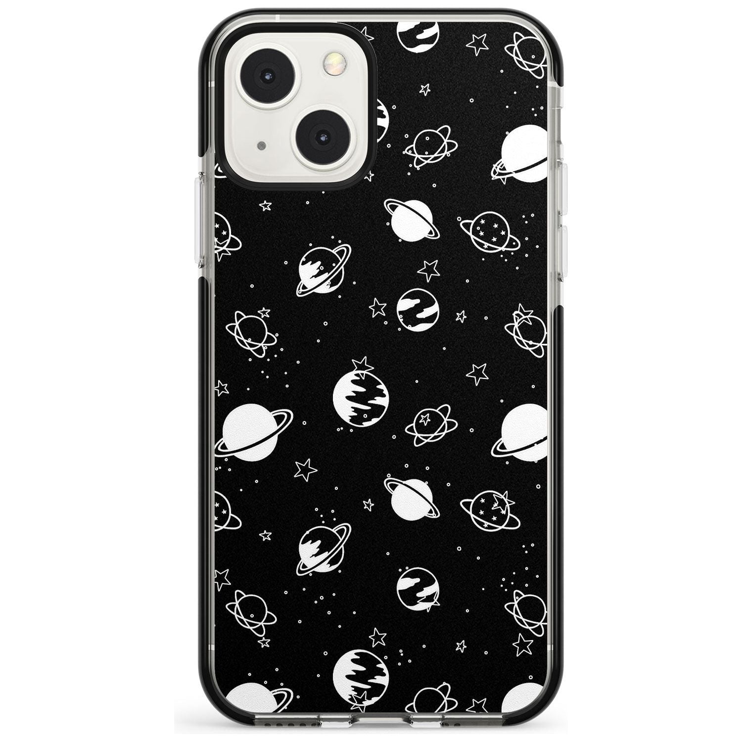 White Planets On Black