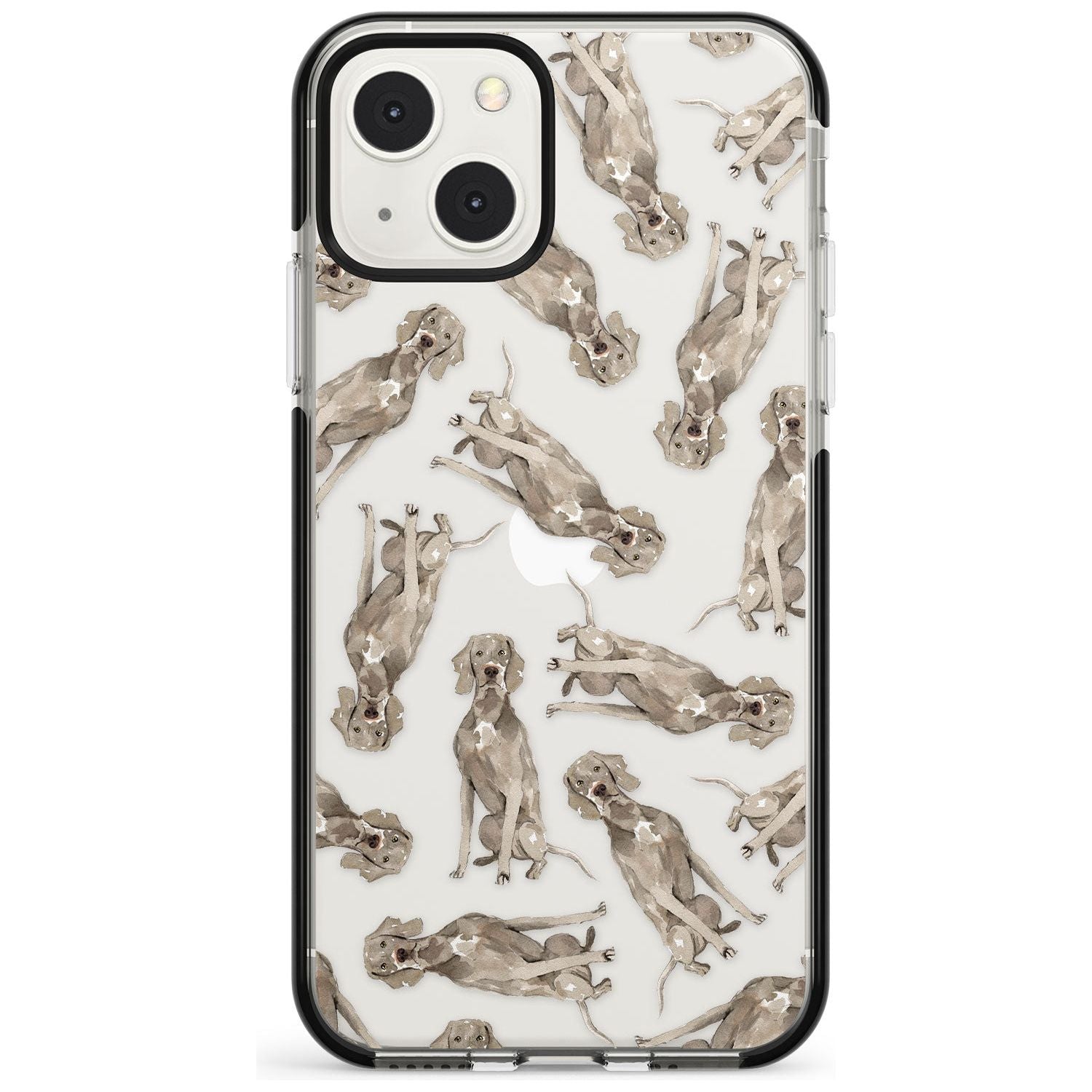 Weimaraner Watercolor Dog