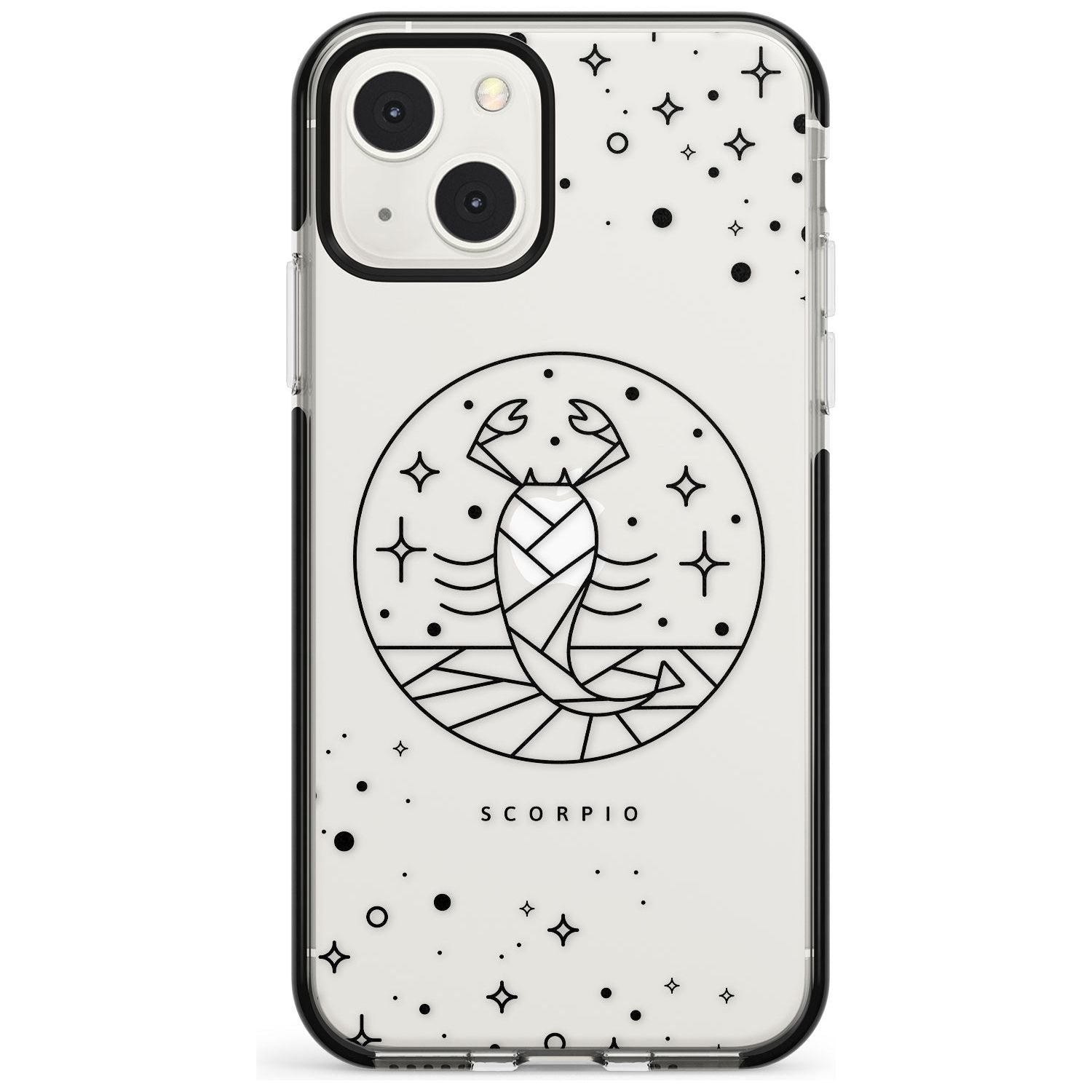 Scorpio Emblem Cosmic Design