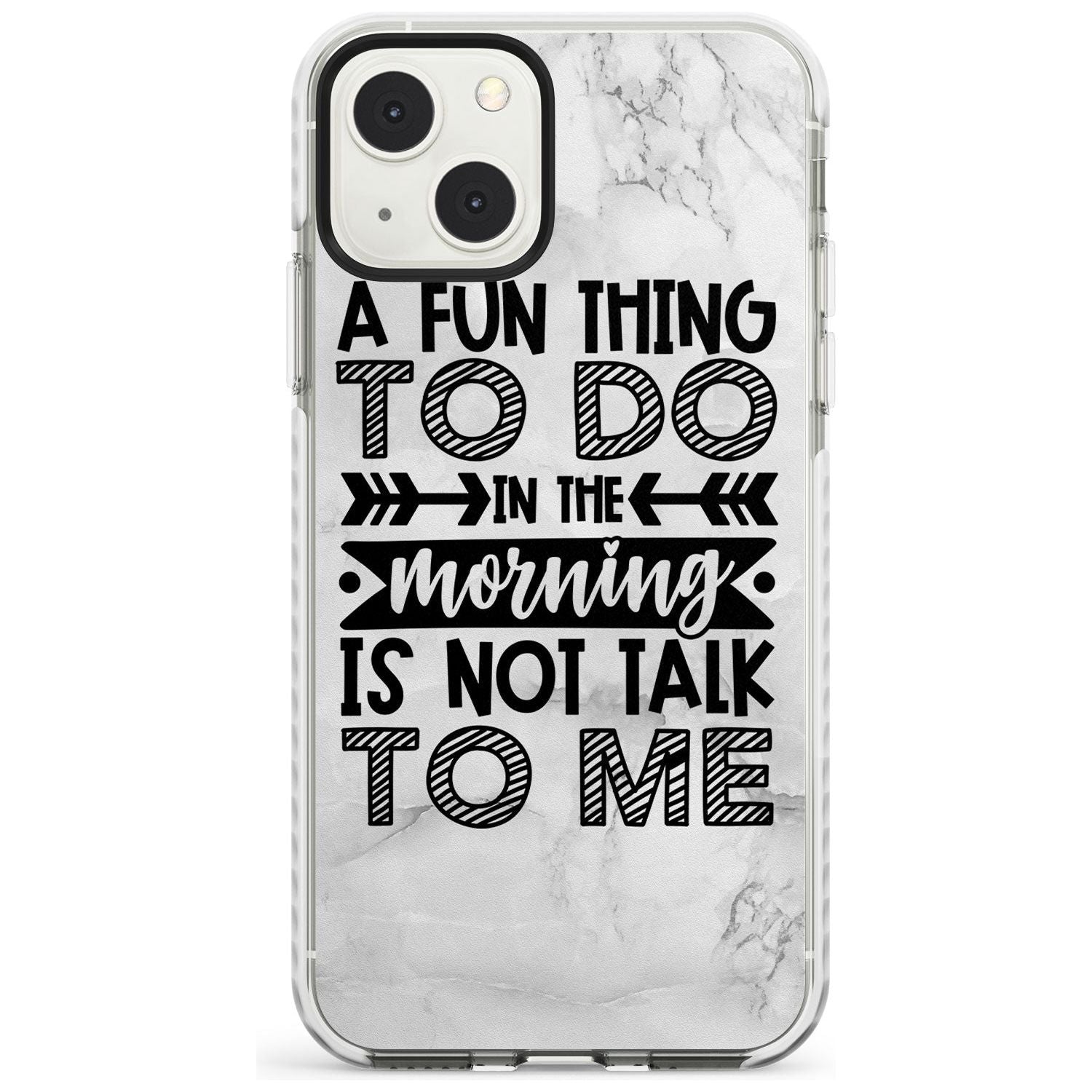 A Fun thing to do Phone Case iPhone 13 Mini / Impact Case Blanc Space