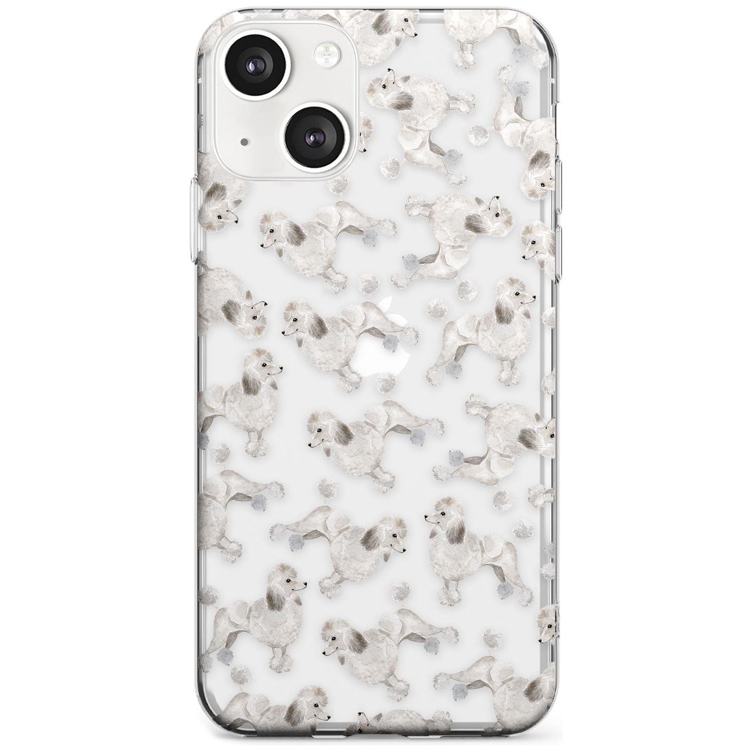 Poodle Watercolor Pattern