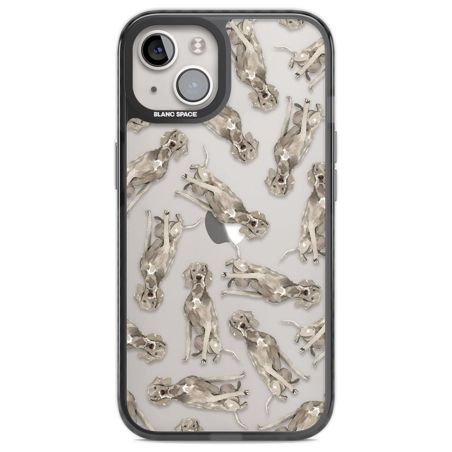 Weimaraner Watercolor Dog