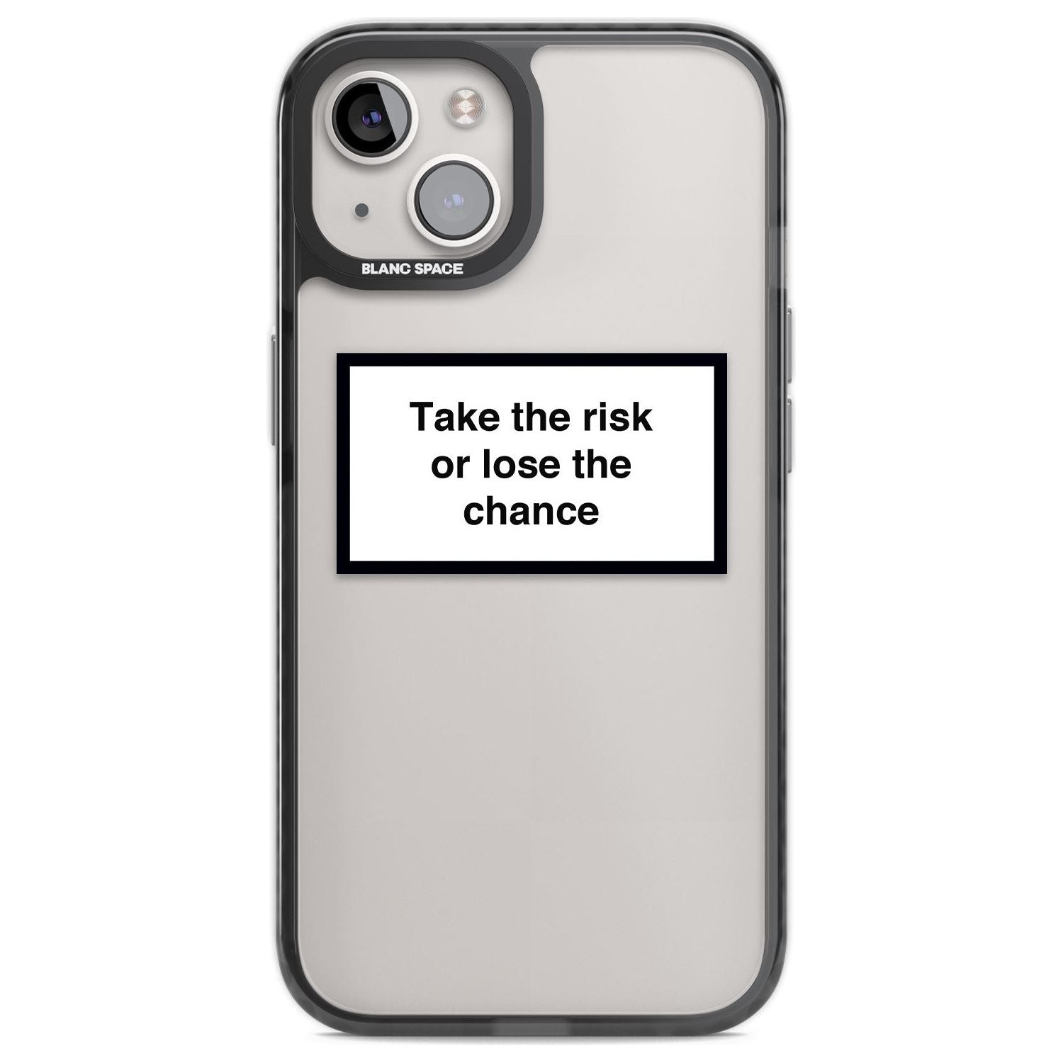 Take The Risk Or Lose The Chance