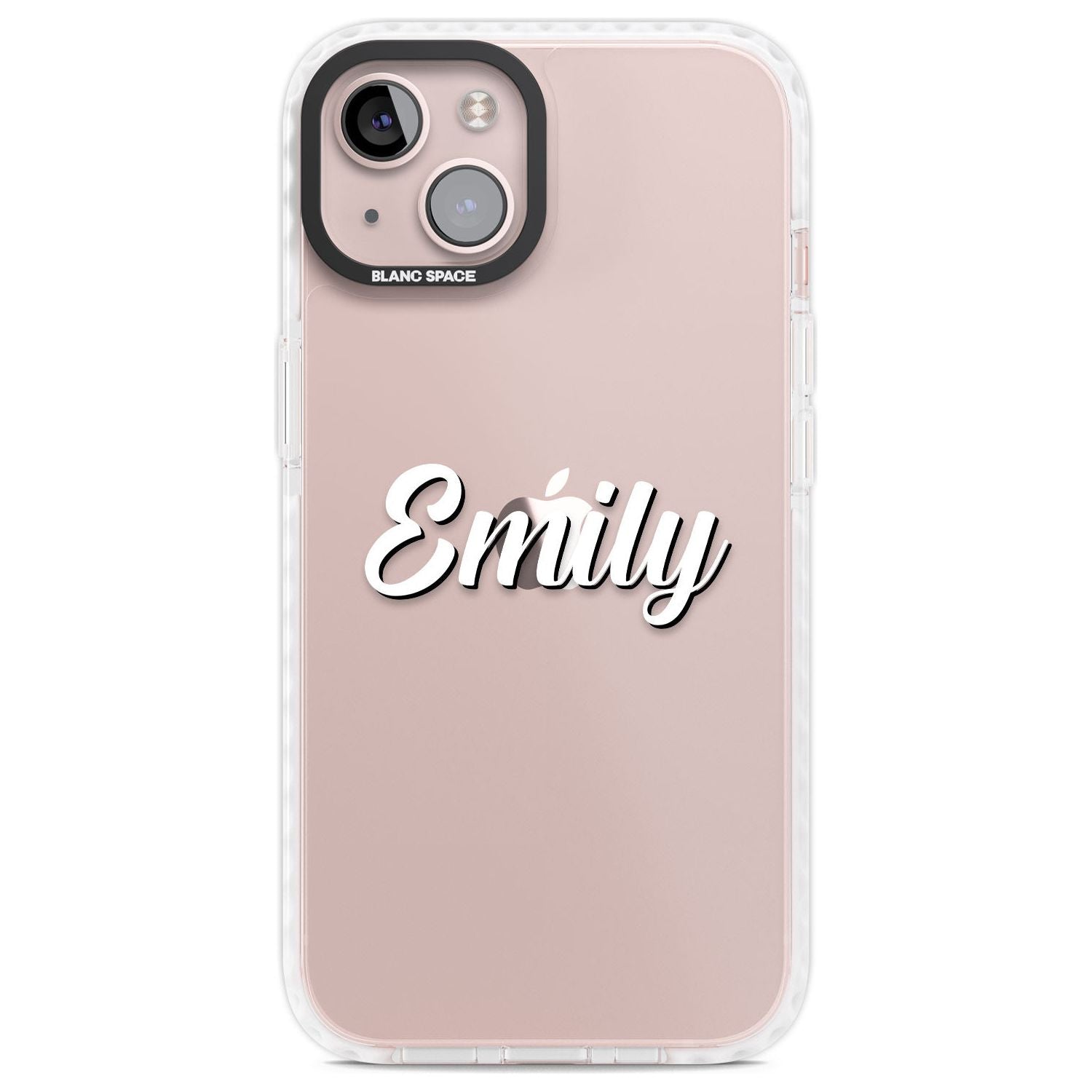 Personalised Clear Text 1B Custom Phone Case iPhone 13 / Impact Case,iPhone 14 / Impact Case,iPhone 15 Plus / Impact Case,iPhone 15 / Impact Case Blanc Space