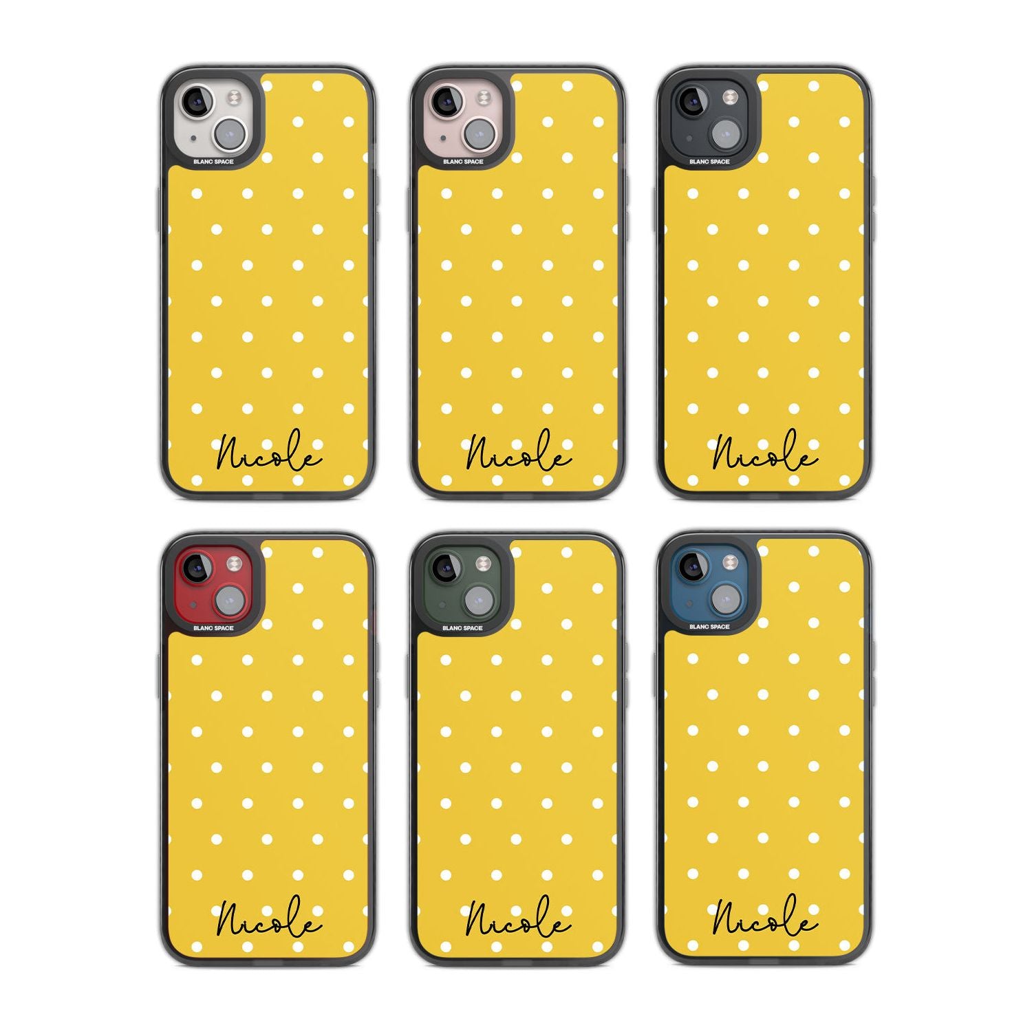 Personalised Yellow Polka Dot Custom Phone Case iPhone 15 Pro Max / Black Impact Case,iPhone 15 Plus / Black Impact Case,iPhone 15 Pro / Black Impact Case,iPhone 15 / Black Impact Case,iPhone 15 Pro Max / Impact Case,iPhone 15 Plus / Impact Case,iPhone 15 Pro / Impact Case,iPhone 15 / Impact Case,iPhone 15 Pro Max / Magsafe Black Impact Case,iPhone 15 Plus / Magsafe Black Impact Case,iPhone 15 Pro / Magsafe Black Impact Case,iPhone 15 / Magsafe Black Impact Case,iPhone 14 Pro Max / Black Impact Case,iPhone