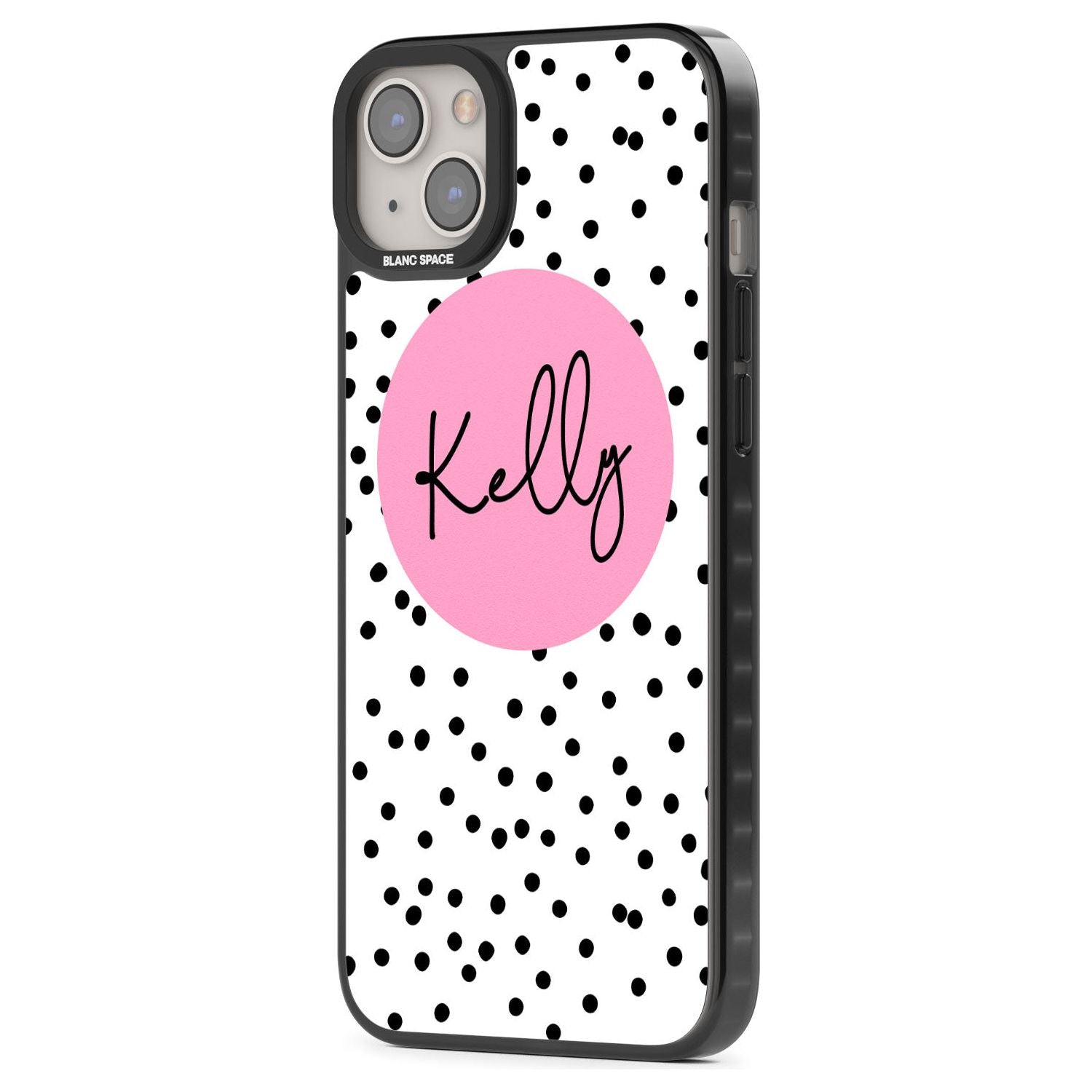 Personalised Pink Circle & Dots Custom Phone Case iPhone 15 Pro Max / Black Impact Case,iPhone 15 Plus / Black Impact Case,iPhone 15 Pro / Black Impact Case,iPhone 15 / Black Impact Case,iPhone 15 Pro Max / Impact Case,iPhone 15 Plus / Impact Case,iPhone 15 Pro / Impact Case,iPhone 15 / Impact Case,iPhone 15 Pro Max / Magsafe Black Impact Case,iPhone 15 Plus / Magsafe Black Impact Case,iPhone 15 Pro / Magsafe Black Impact Case,iPhone 15 / Magsafe Black Impact Case,iPhone 14 Pro Max / Black Impact Case,iPhon