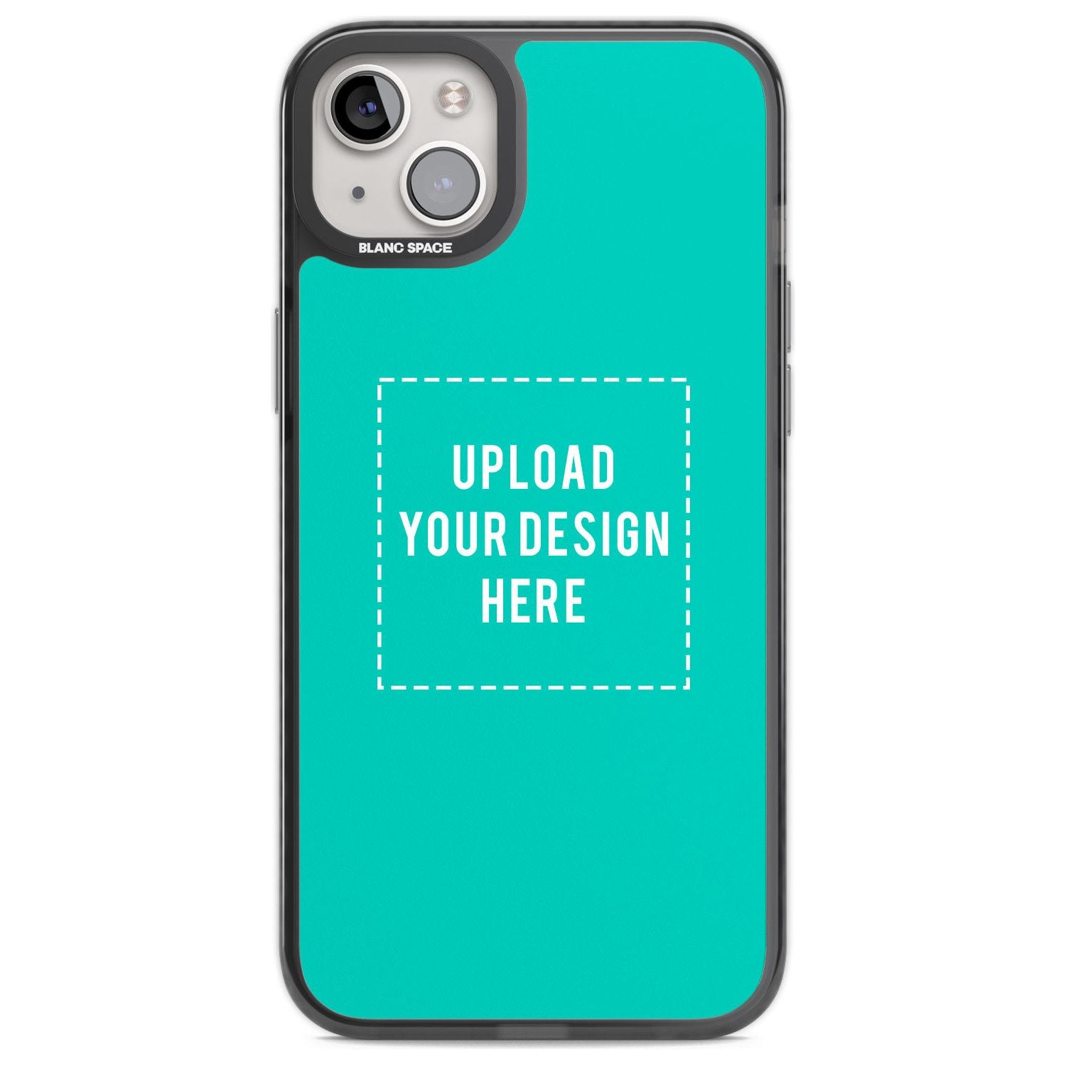 Personalise Your Own Design Custom Phone Case iPhone 14 Plus / Black Impact Case Blanc Space