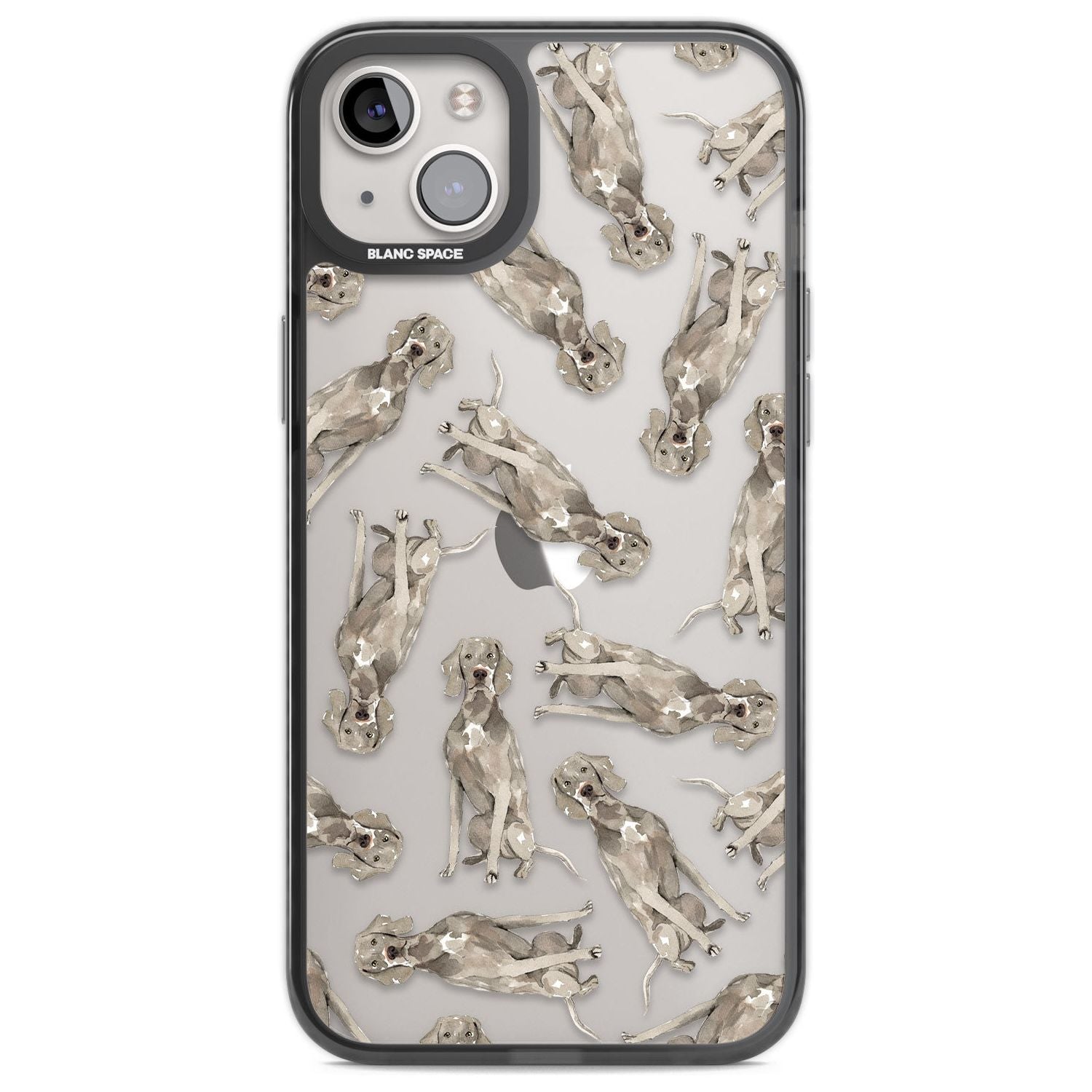 Weimaraner Watercolor Dog