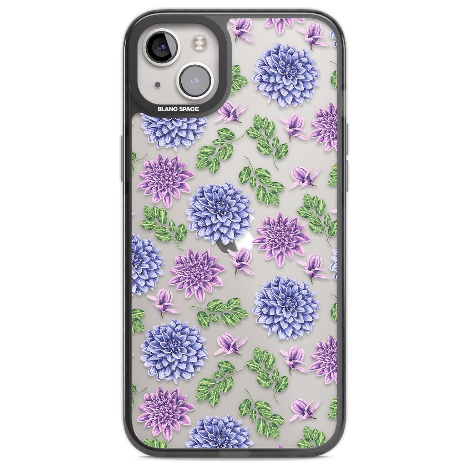 Purple Dahlias Floral