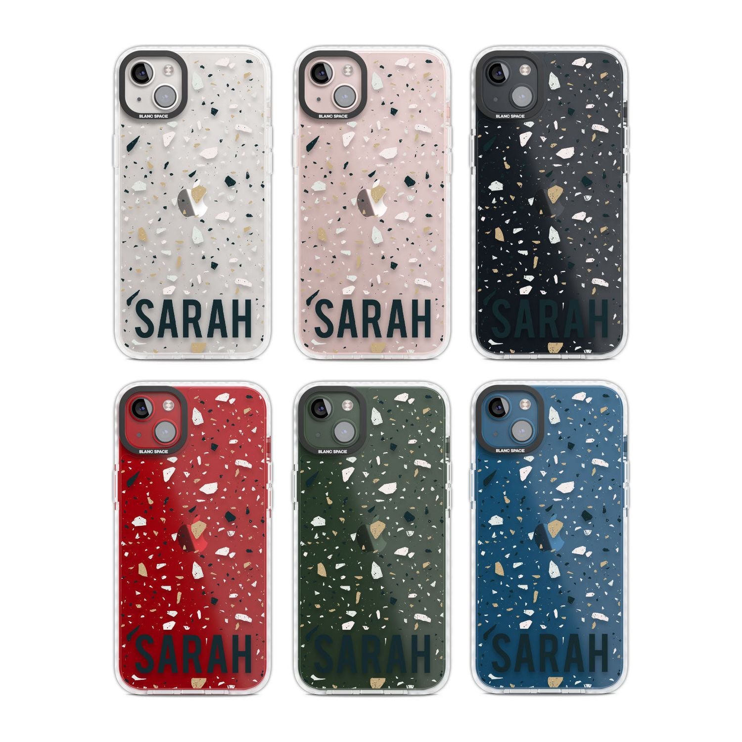 Personalised Terrazzo - Blue, Pink, Brown Custom Phone Case iPhone 15 Pro Max / Black Impact Case,iPhone 15 Plus / Black Impact Case,iPhone 15 Pro / Black Impact Case,iPhone 15 / Black Impact Case,iPhone 15 Pro Max / Impact Case,iPhone 15 Plus / Impact Case,iPhone 15 Pro / Impact Case,iPhone 15 / Impact Case,iPhone 15 Pro Max / Magsafe Black Impact Case,iPhone 15 Plus / Magsafe Black Impact Case,iPhone 15 Pro / Magsafe Black Impact Case,iPhone 15 / Magsafe Black Impact Case,iPhone 14 Pro Max / Black Impact