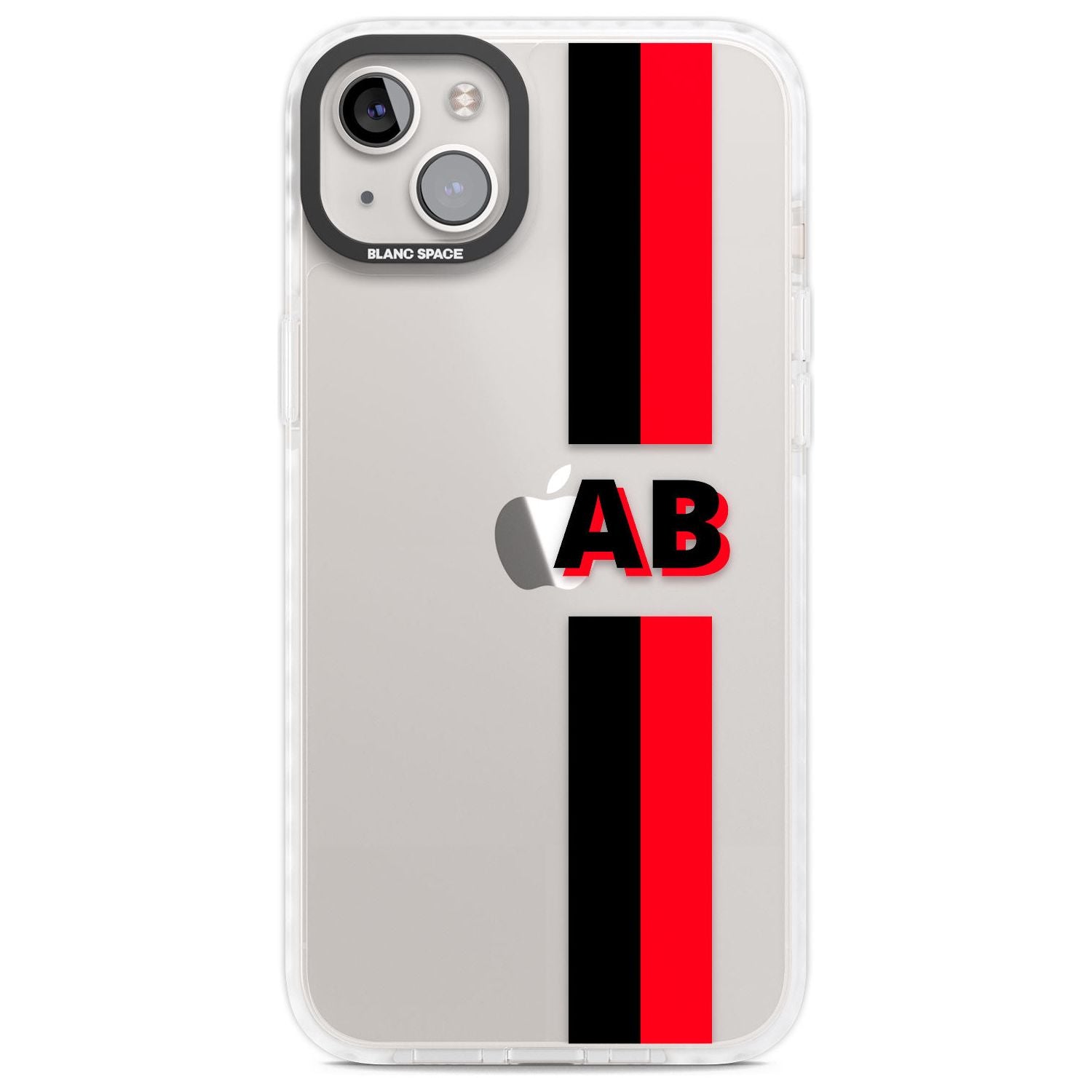 Personalised Clear Text 6C Custom Phone Case iPhone 14 Plus / Impact Case Blanc Space