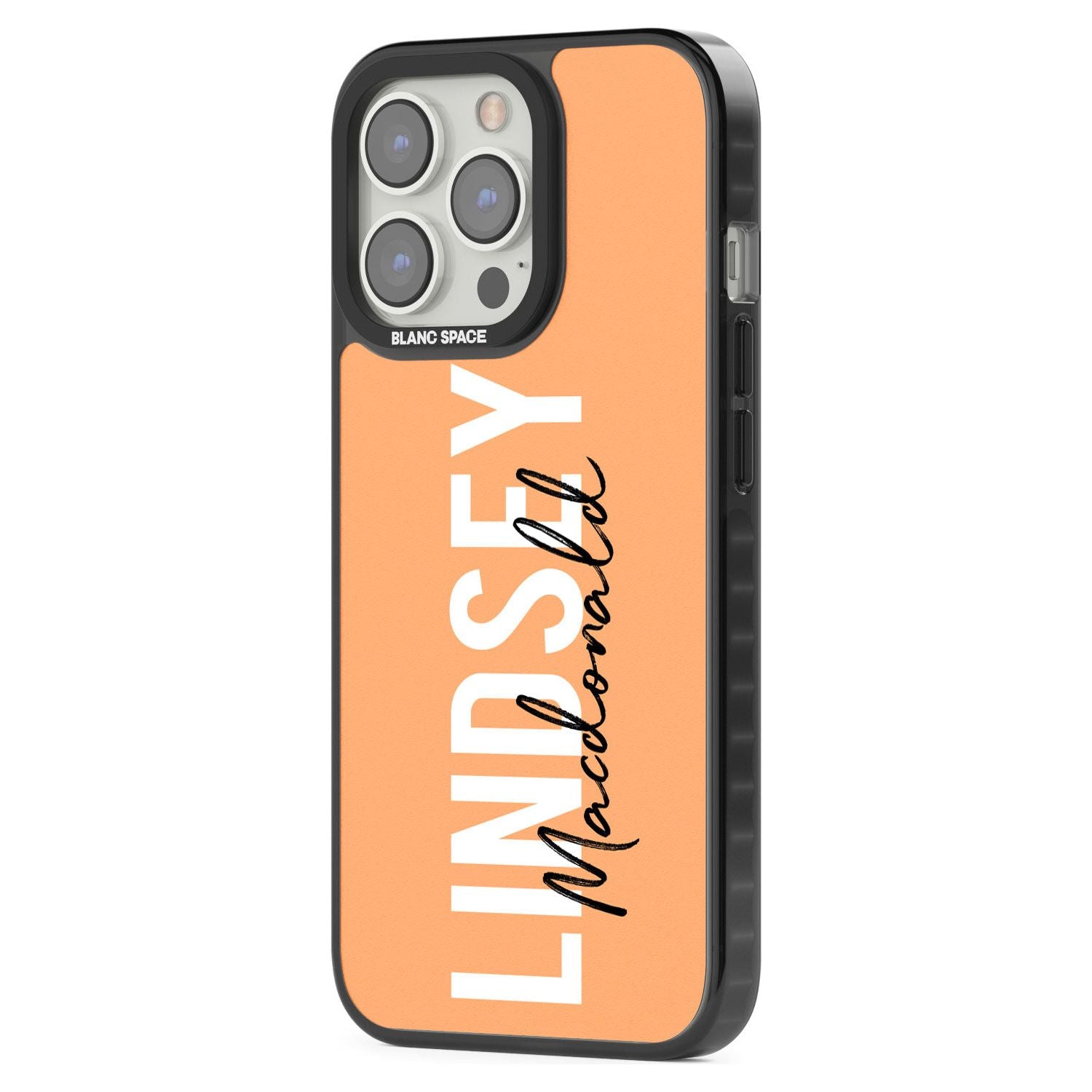Personalised Bold Name: Peach Custom Phone Case iPhone 15 Pro Max / Black Impact Case,iPhone 15 Plus / Black Impact Case,iPhone 15 Pro / Black Impact Case,iPhone 15 / Black Impact Case,iPhone 15 Pro Max / Impact Case,iPhone 15 Plus / Impact Case,iPhone 15 Pro / Impact Case,iPhone 15 / Impact Case,iPhone 15 Pro Max / Magsafe Black Impact Case,iPhone 15 Plus / Magsafe Black Impact Case,iPhone 15 Pro / Magsafe Black Impact Case,iPhone 15 / Magsafe Black Impact Case,iPhone 14 Pro Max / Black Impact Case,iPhone