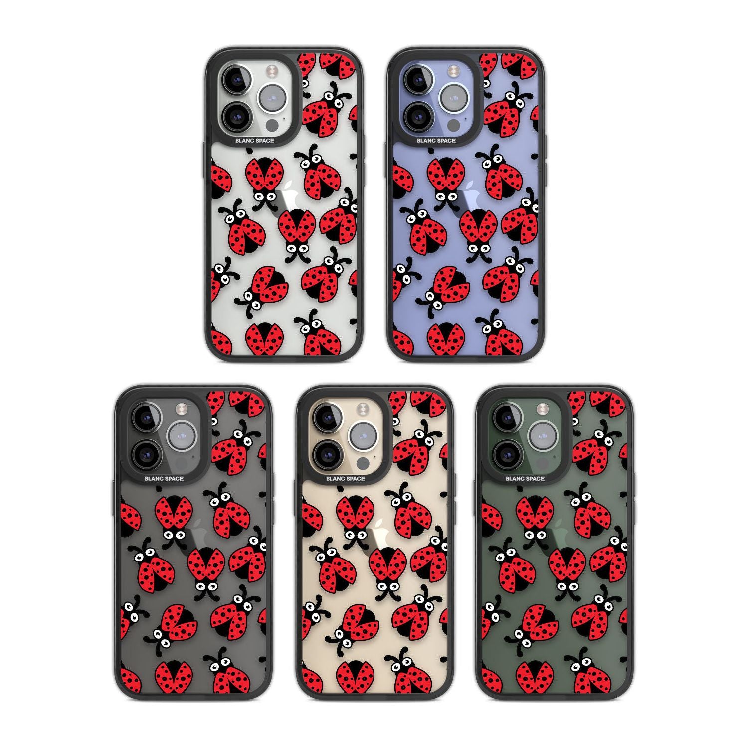 Ladybug PatternPhone Case for iPhone 14 Pro