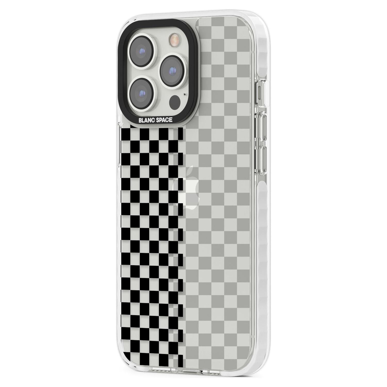 Checker: Half Black Check on Clear Phone Case iPhone 15 Pro Max / Black Impact Case,iPhone 15 Plus / Black Impact Case,iPhone 15 Pro / Black Impact Case,iPhone 15 / Black Impact Case,iPhone 15 Pro Max / Impact Case,iPhone 15 Plus / Impact Case,iPhone 15 Pro / Impact Case,iPhone 15 / Impact Case,iPhone 15 Pro Max / Magsafe Black Impact Case,iPhone 15 Plus / Magsafe Black Impact Case,iPhone 15 Pro / Magsafe Black Impact Case,iPhone 15 / Magsafe Black Impact Case,iPhone 14 Pro Max / Black Impact Case,iPhone 14