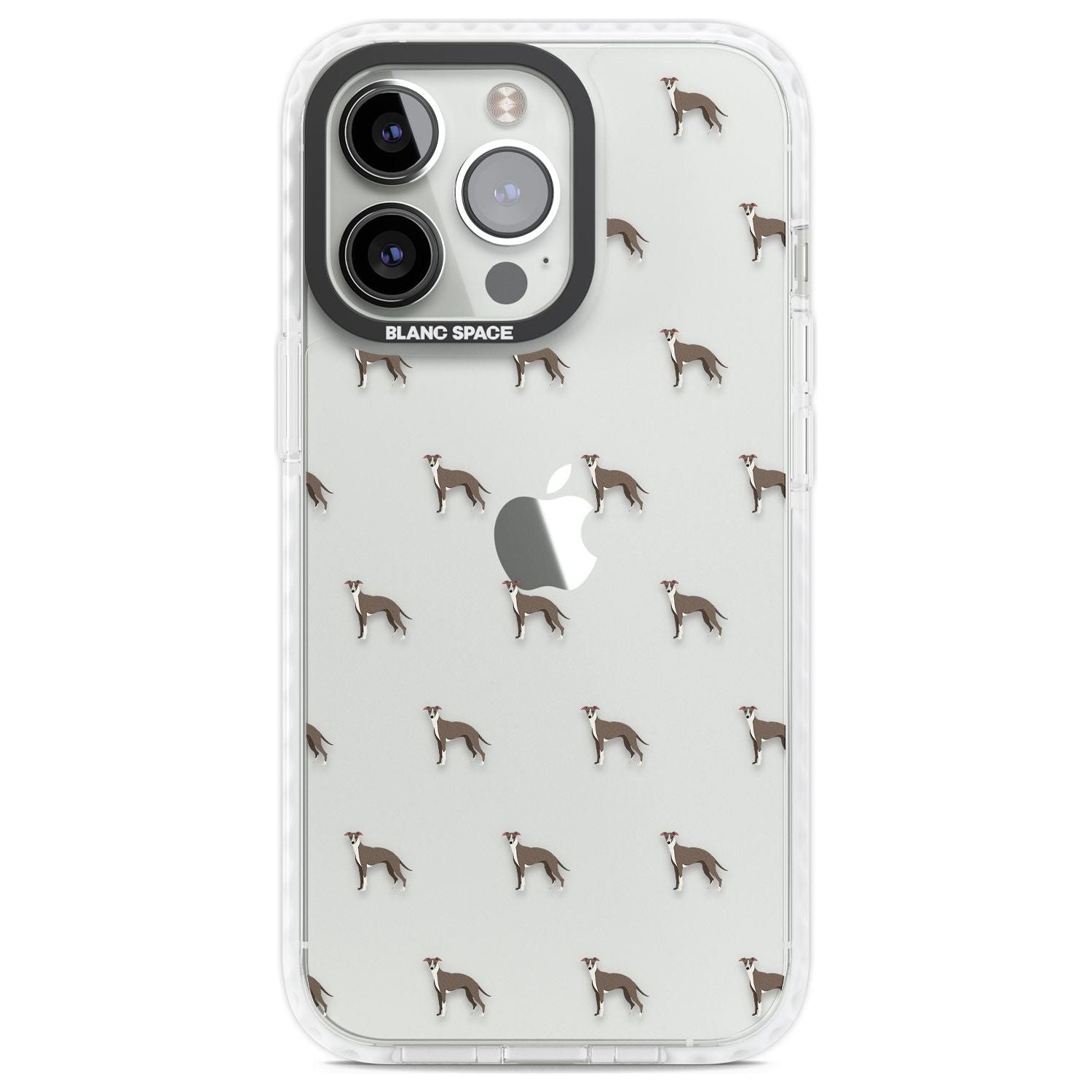 Whippet Dog Pattern Clear
