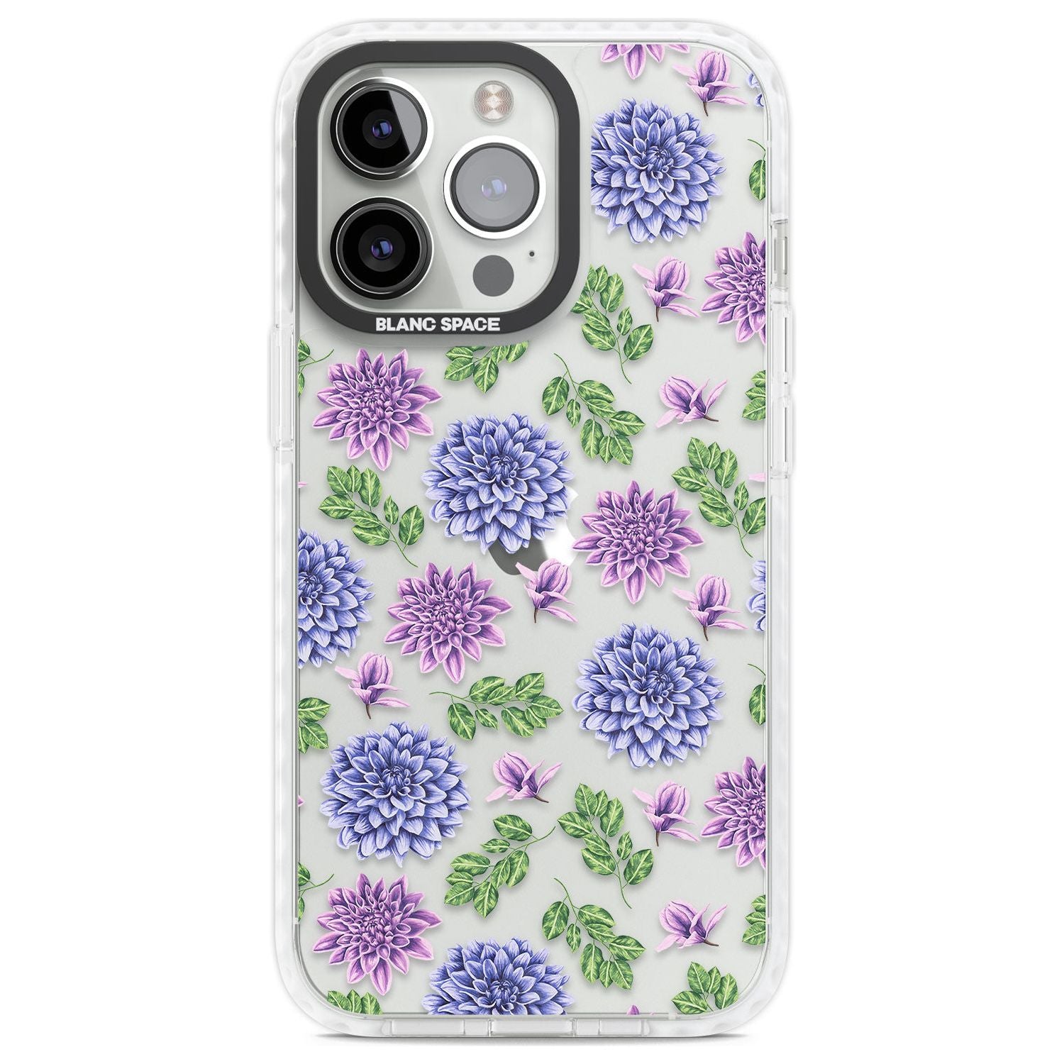 Purple Dahlias Floral