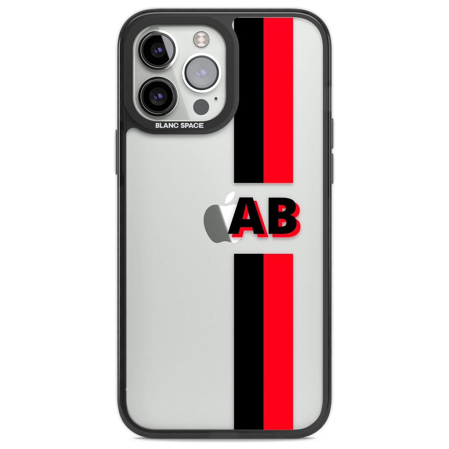 Personalised Clear Text 6C Custom Phone Case iPhone 13 Pro Max / Black Impact Case,iPhone 14 Pro Max / Black Impact Case Blanc Space