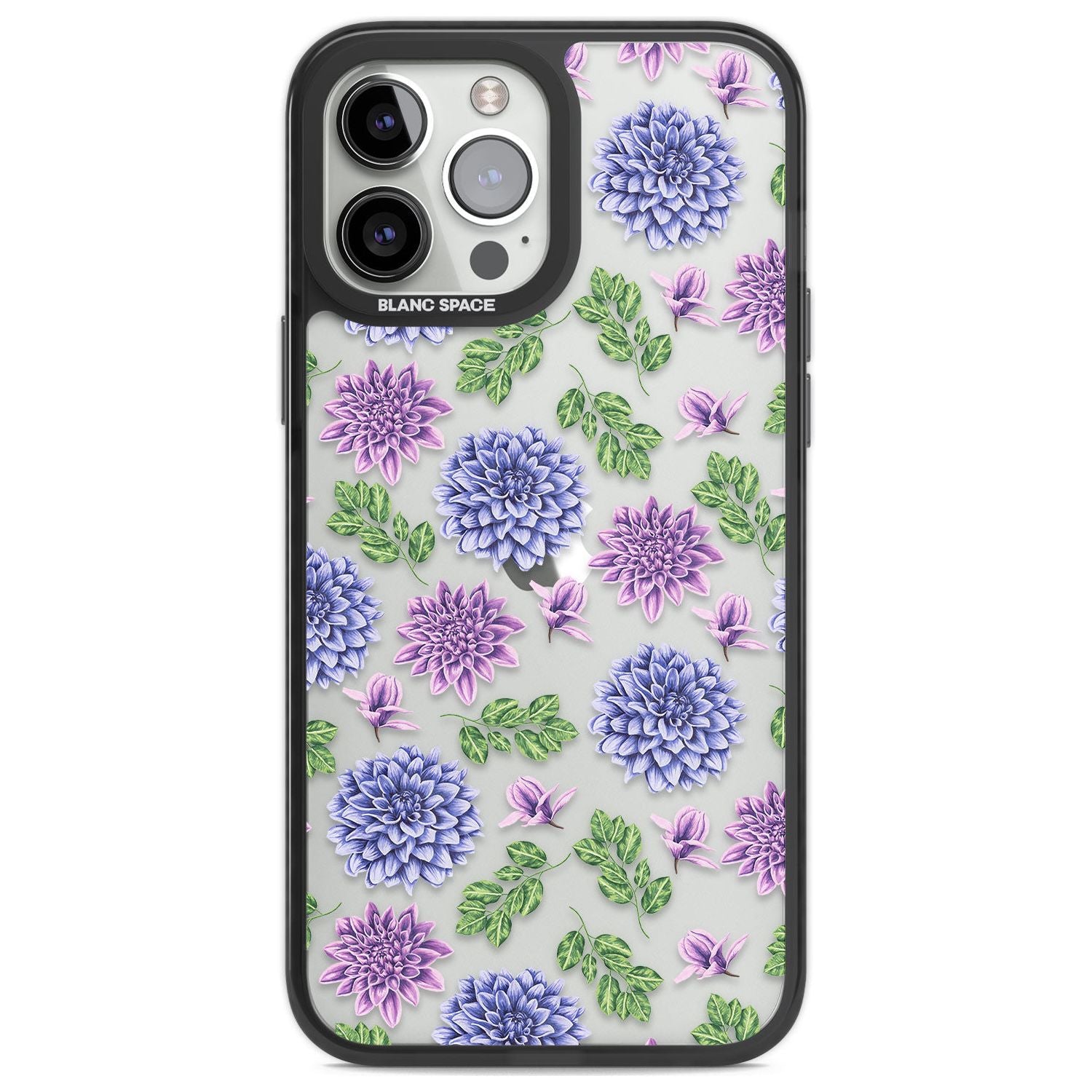 Purple Dahlias Floral