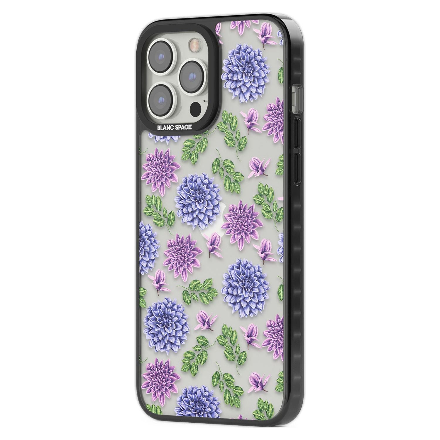 Purple Dahlias Floral