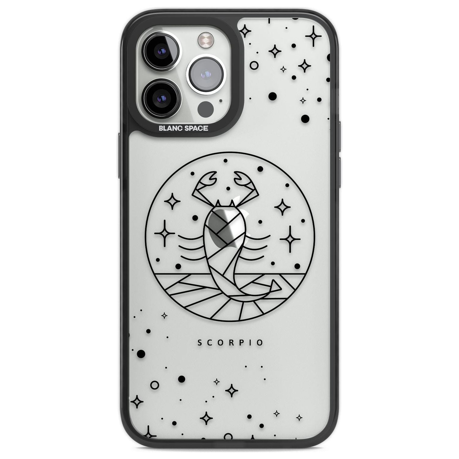 Scorpio Emblem Cosmic Design