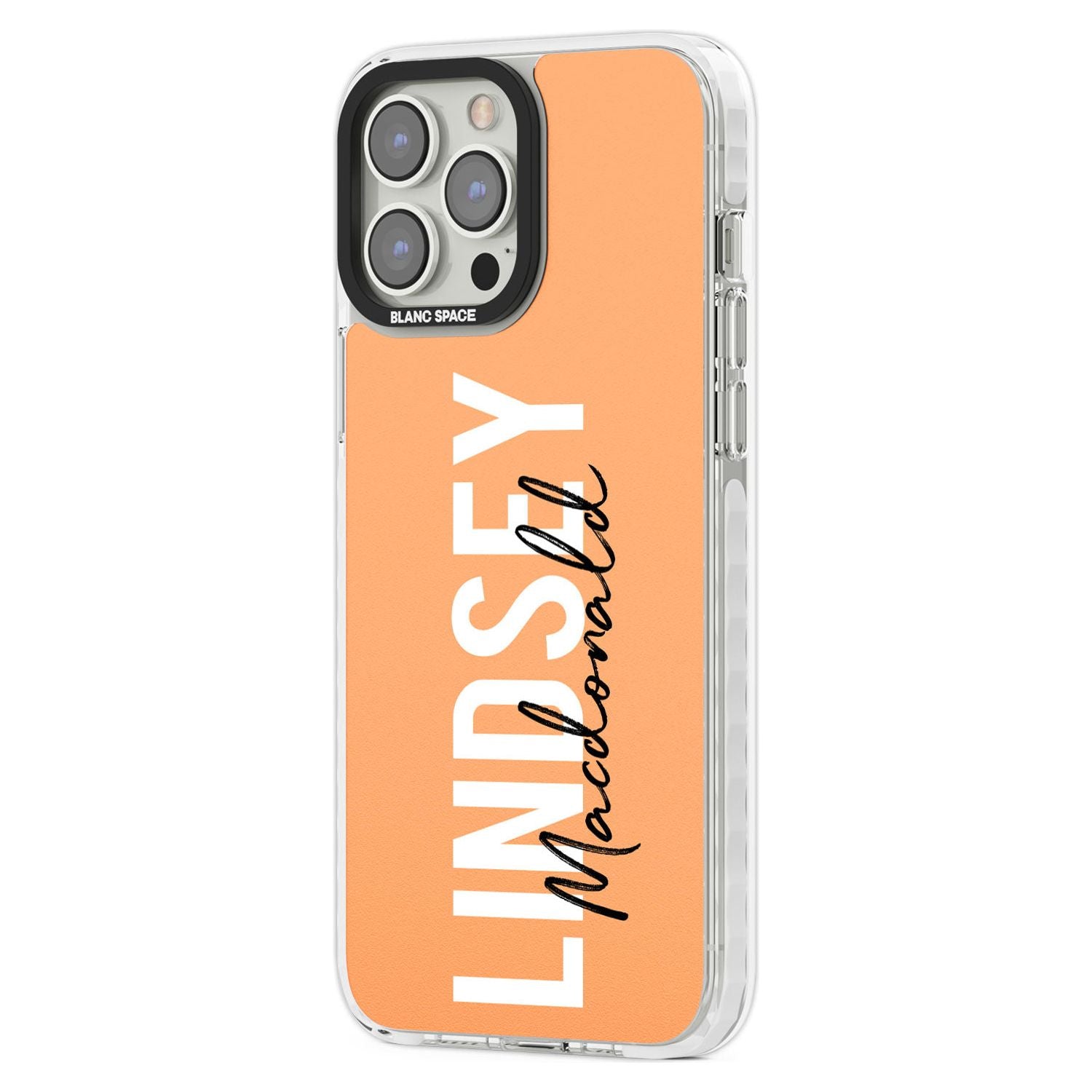 Personalised Bold Name: Peach Custom Phone Case iPhone 15 Pro Max / Black Impact Case,iPhone 15 Plus / Black Impact Case,iPhone 15 Pro / Black Impact Case,iPhone 15 / Black Impact Case,iPhone 15 Pro Max / Impact Case,iPhone 15 Plus / Impact Case,iPhone 15 Pro / Impact Case,iPhone 15 / Impact Case,iPhone 15 Pro Max / Magsafe Black Impact Case,iPhone 15 Plus / Magsafe Black Impact Case,iPhone 15 Pro / Magsafe Black Impact Case,iPhone 15 / Magsafe Black Impact Case,iPhone 14 Pro Max / Black Impact Case,iPhone