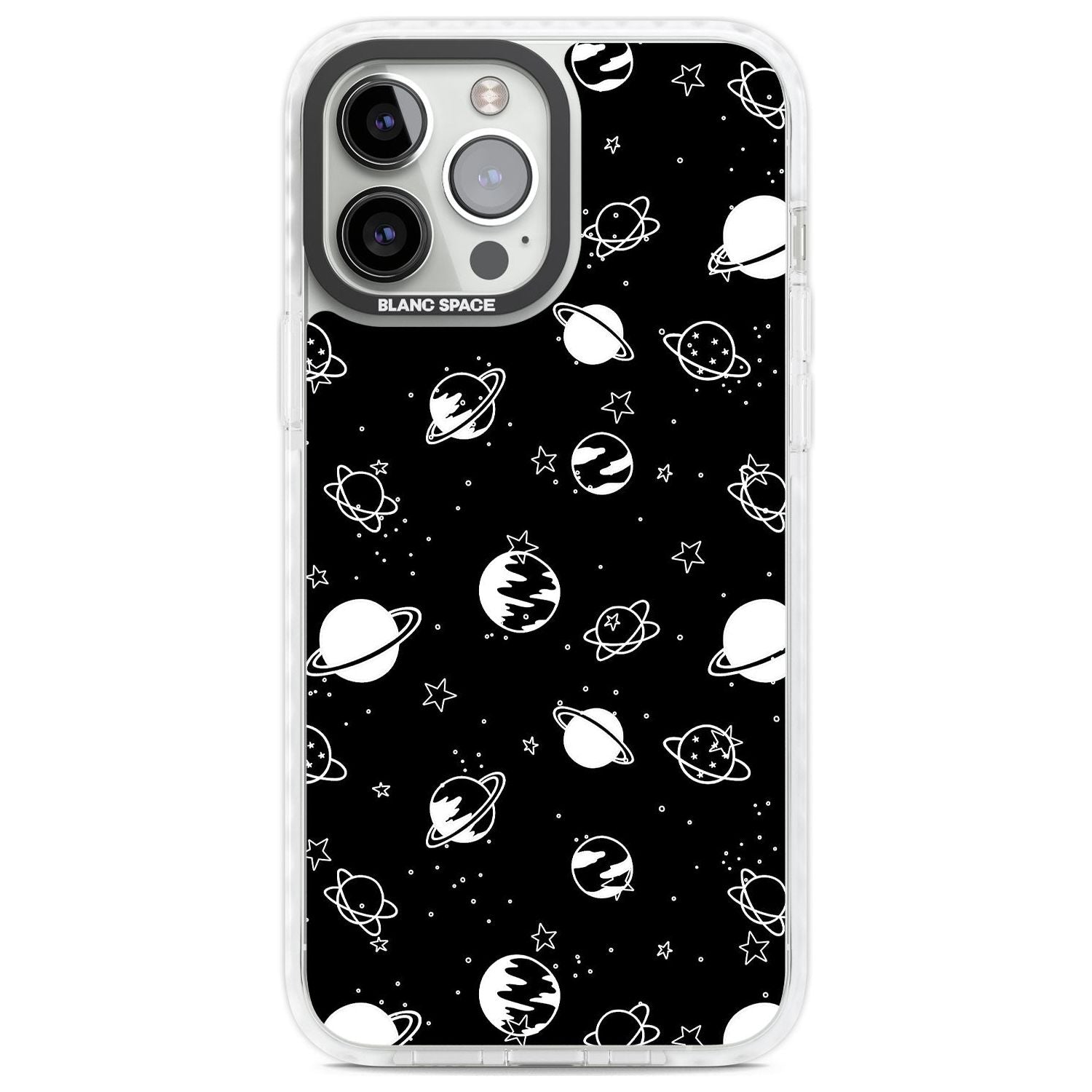 White Planets On Black