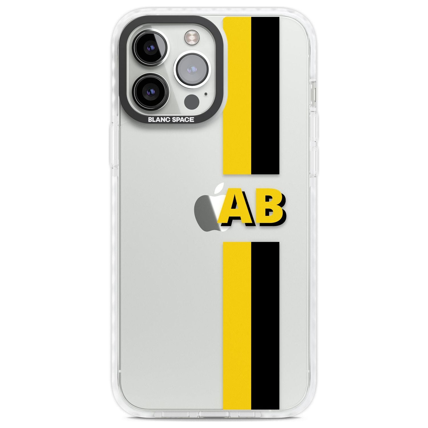 Personalised Clear Text 6F Custom Phone Case iPhone 13 Pro Max / Impact Case,iPhone 14 Pro Max / Impact Case Blanc Space