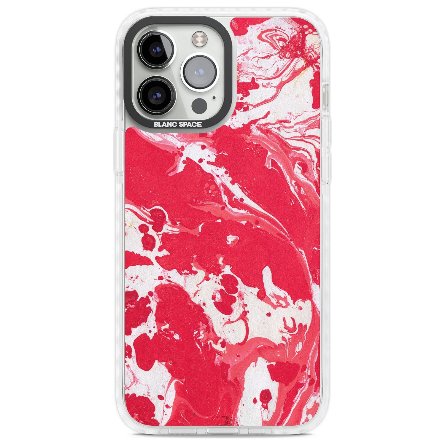 Red & White Marbled