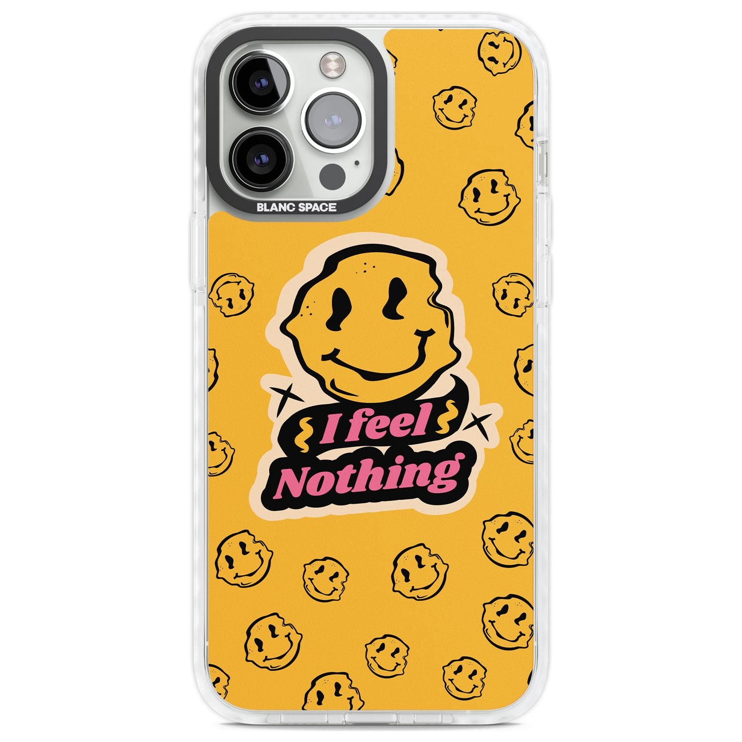 I feel nothing Phone Case iPhone 13 Pro Max / Impact Case,iPhone 14 Pro Max / Impact Case Blanc Space