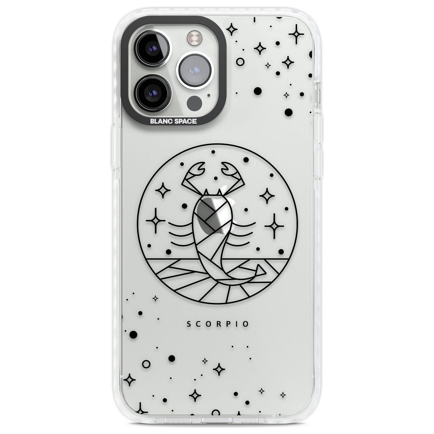 Scorpio Emblem Cosmic Design