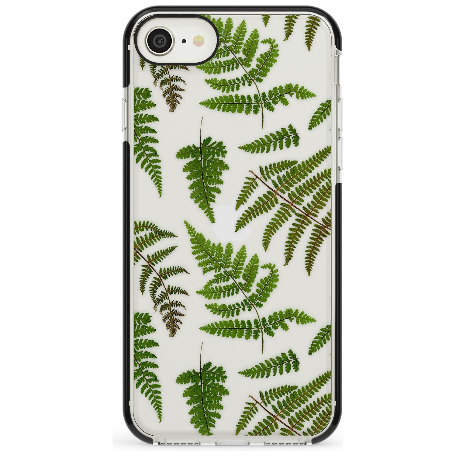 Leafy Ferns iPhone Case Black Impact Phone Case - Case Warehouse